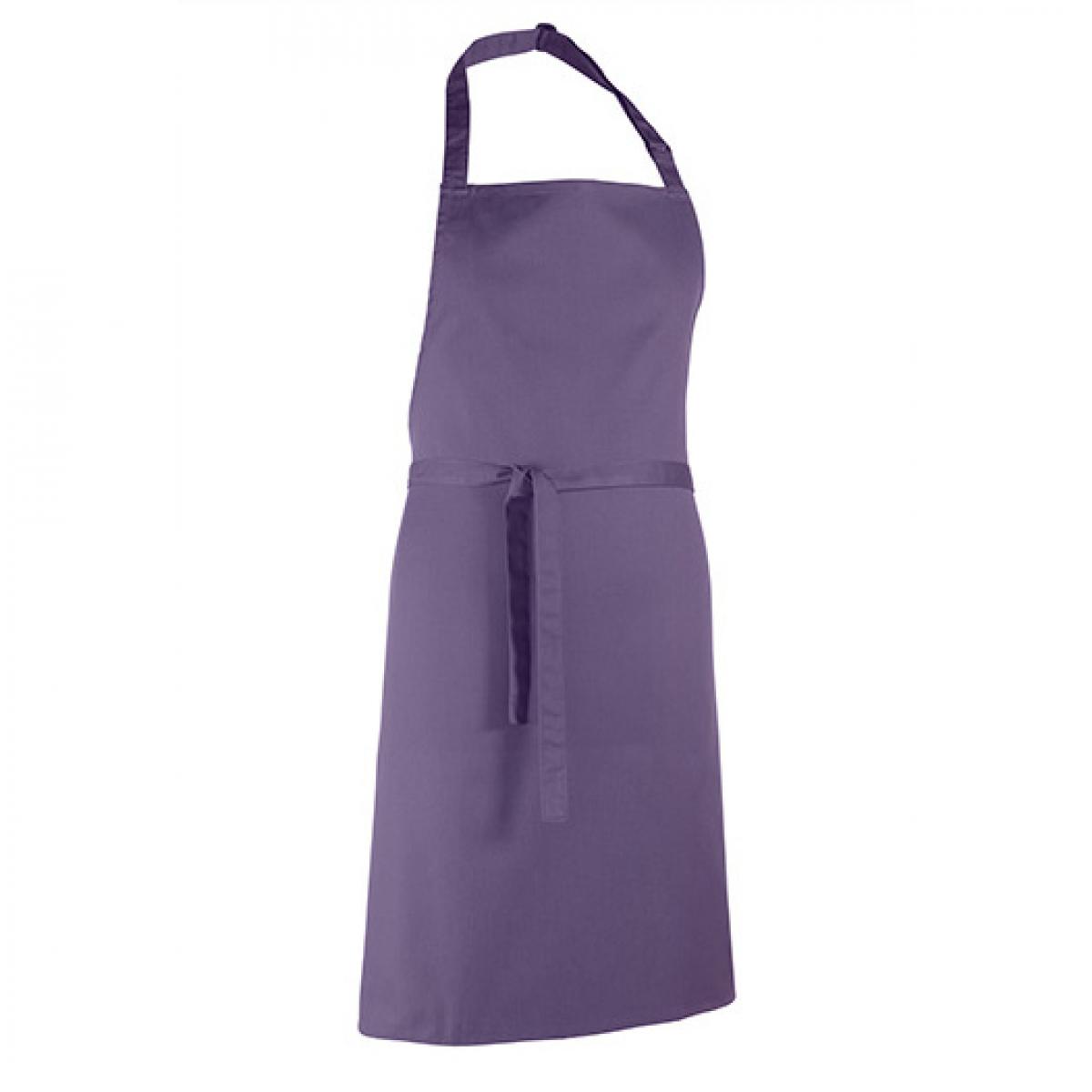 Hersteller: Premier Workwear Herstellernummer: PR150 Artikelbezeichnung: Latzschürze ´Colours´ - Waschbar bei 60 °C Farbe: Purple (ca. Pantone 269)