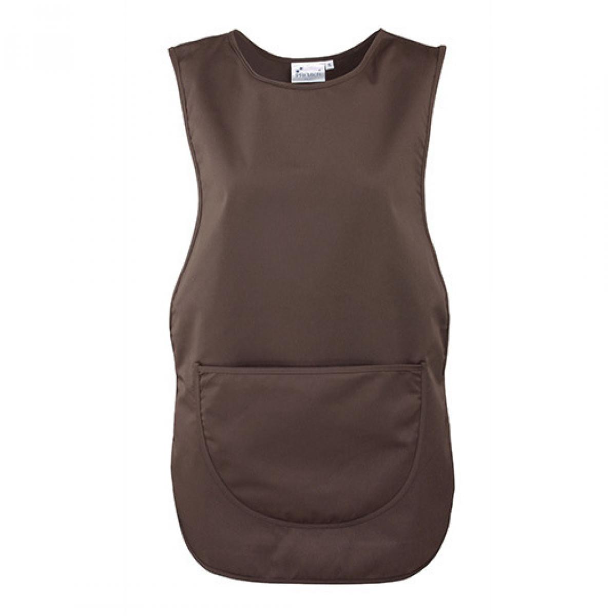 Hersteller: Premier Workwear Herstellernummer: PR171 Artikelbezeichnung: Women`s Pocket Tabard - Waschbar bis 60 °C Farbe: Brown (ca. Pantone 476)