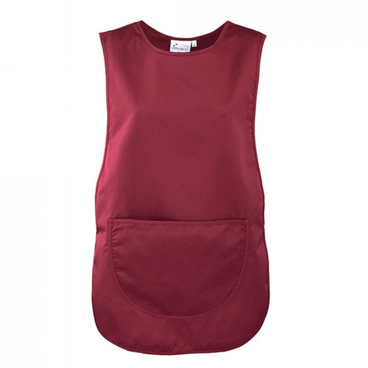 Hersteller: Premier Workwear Herstellernummer: PR171 Artikelbezeichnung: Women`s Pocket Tabard - Waschbar bis 60 °C Farbe: Burgundy (ca. Pantone 216)