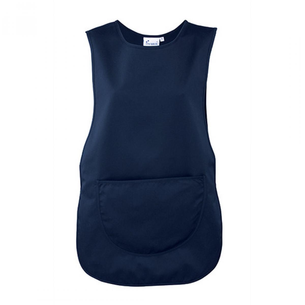 Hersteller: Premier Workwear Herstellernummer: PR171 Artikelbezeichnung: Women`s Pocket Tabard - Waschbar bis 60 °C Farbe: Navy (ca. Pantone 2766)