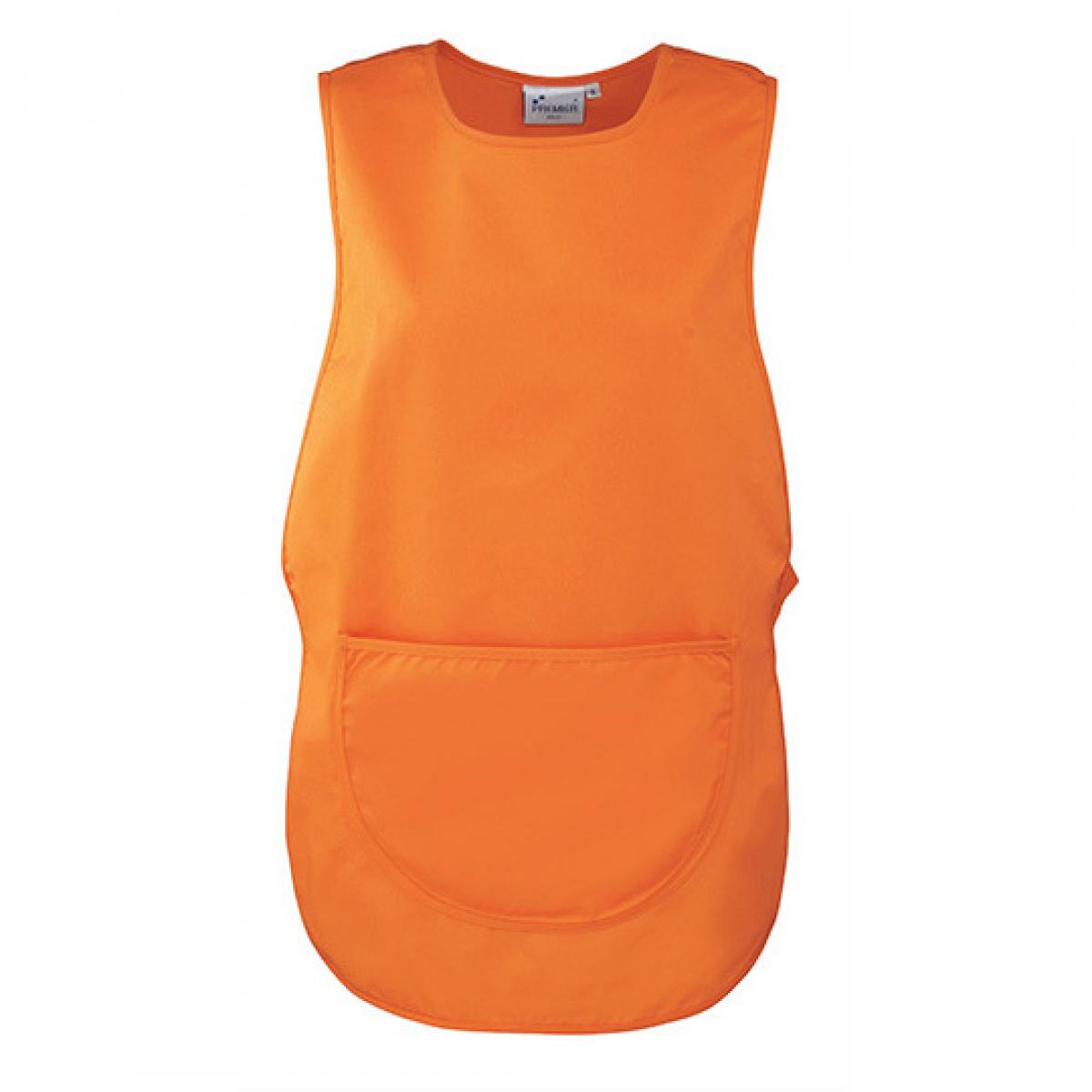 Hersteller: Premier Workwear Herstellernummer: PR171 Artikelbezeichnung: Women`s Pocket Tabard - Waschbar bis 60 °C Farbe: Orange (ca. Pantone 1655)
