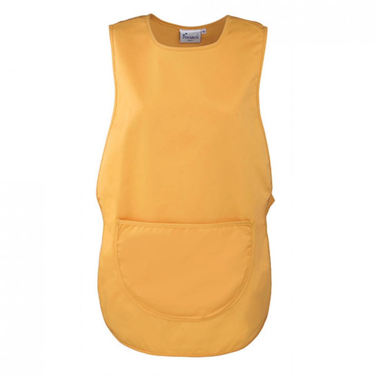 Hersteller: Premier Workwear Herstellernummer: PR171 Artikelbezeichnung: Women`s Pocket Tabard - Waschbar bis 60 °C Farbe: Sunflower (ca. Pantone 136c)