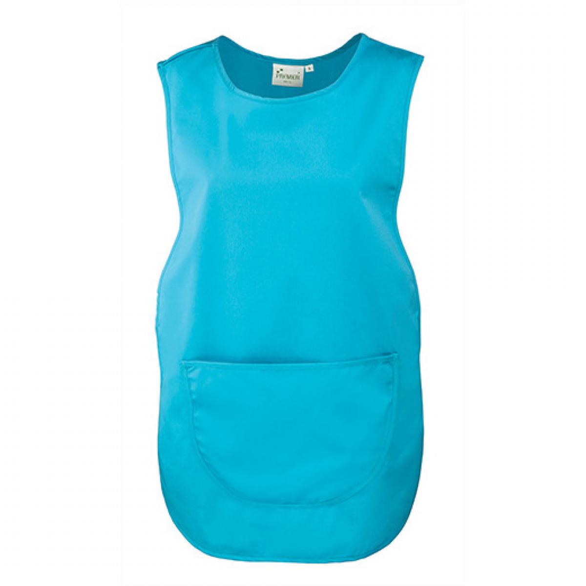 Hersteller: Premier Workwear Herstellernummer: PR171 Artikelbezeichnung: Women`s Pocket Tabard - Waschbar bis 60 °C Farbe: Turquoise (ca. Pantone 312)
