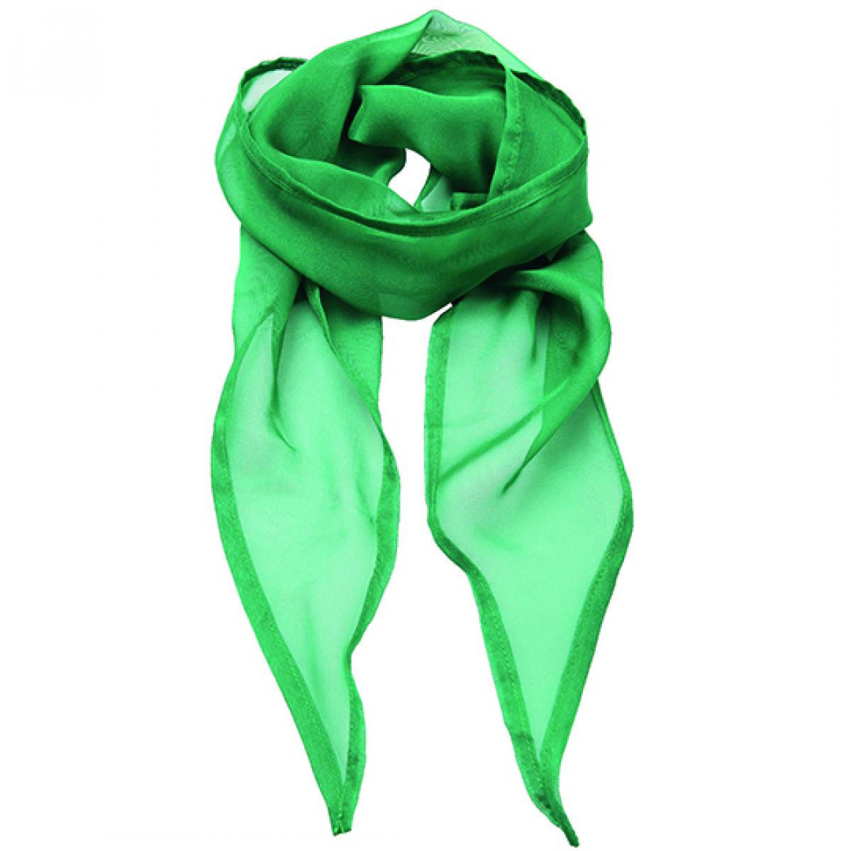 Hersteller: Premier Workwear Herstellernummer: PR740 Artikelbezeichnung: Schal Women`s Colour Chiffon Scarf - 98 x 16,5 cm Farbe: Emerald (ca. Pantone 341)