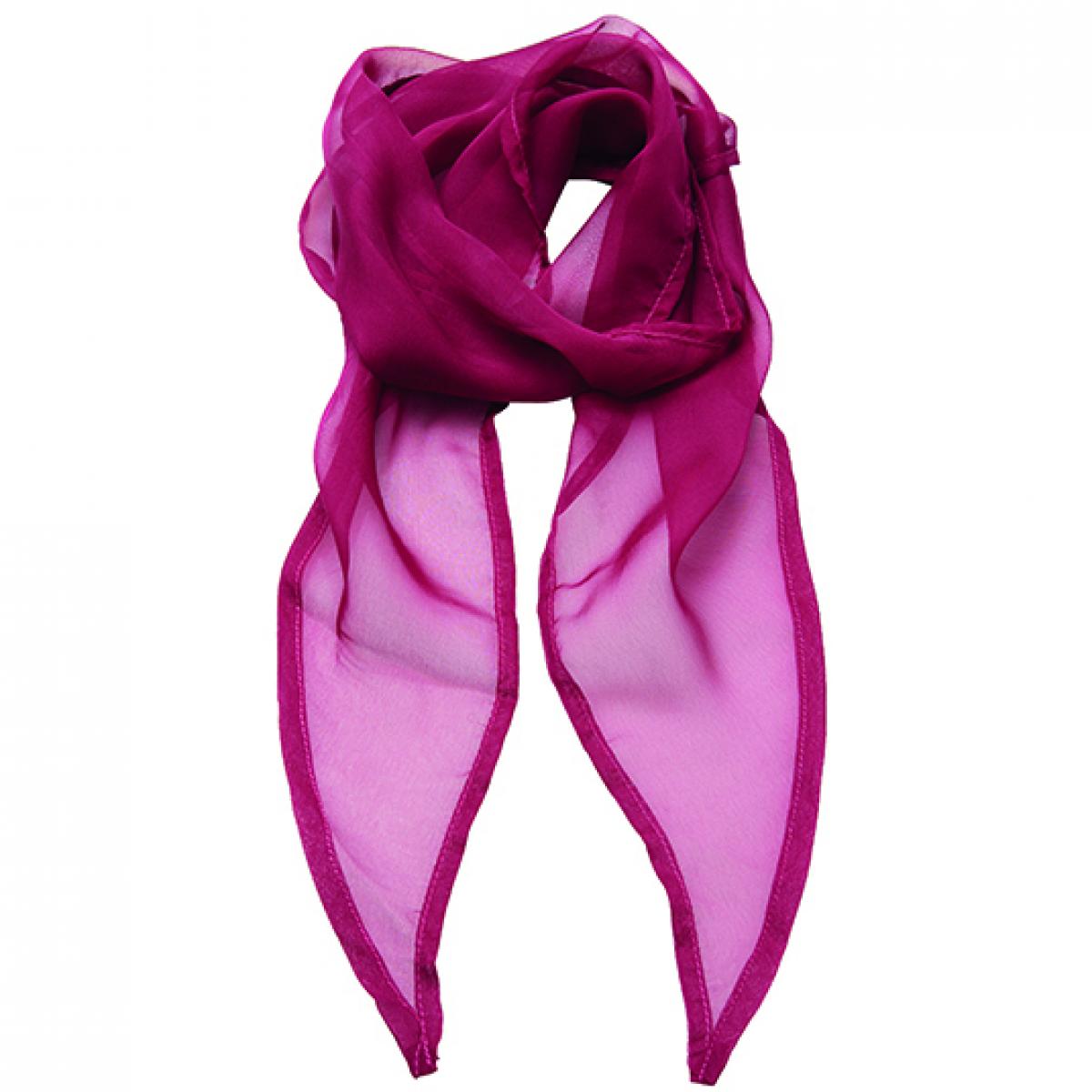 Hersteller: Premier Workwear Herstellernummer: PR740 Artikelbezeichnung: Schal Women`s Colour Chiffon Scarf - 98 x 16,5 cm Farbe: Hot Pink (ca. Pantone 214c)