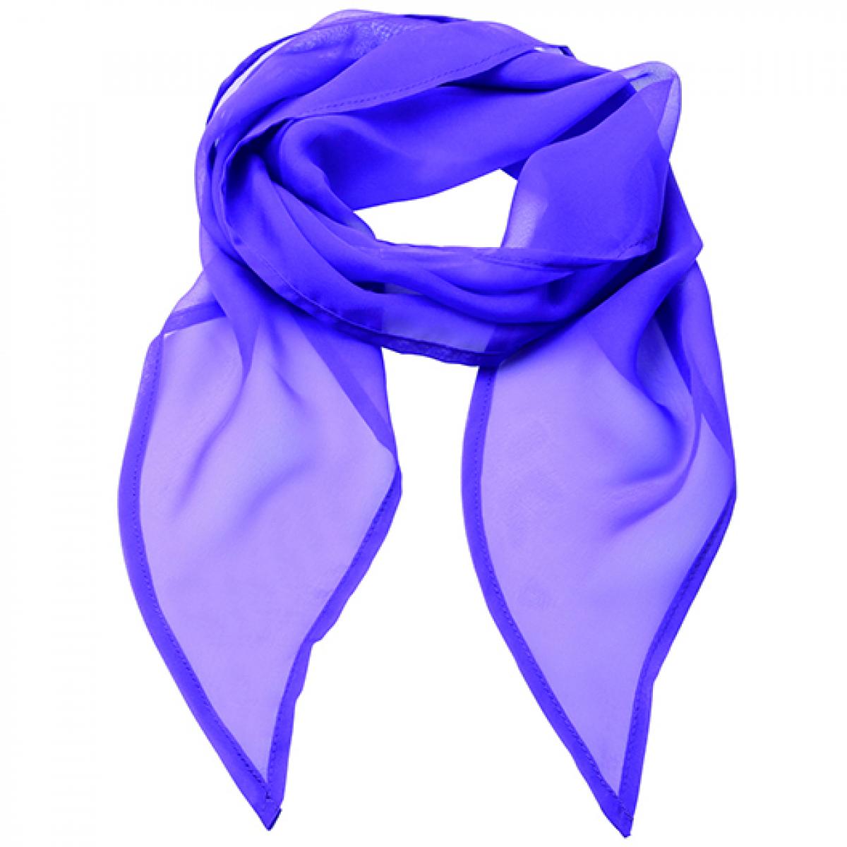 Hersteller: Premier Workwear Herstellernummer: PR740 Artikelbezeichnung: Schal Women`s Colour Chiffon Scarf - 98 x 16,5 cm Farbe: Rich Violet (ca. Pantone 2587)