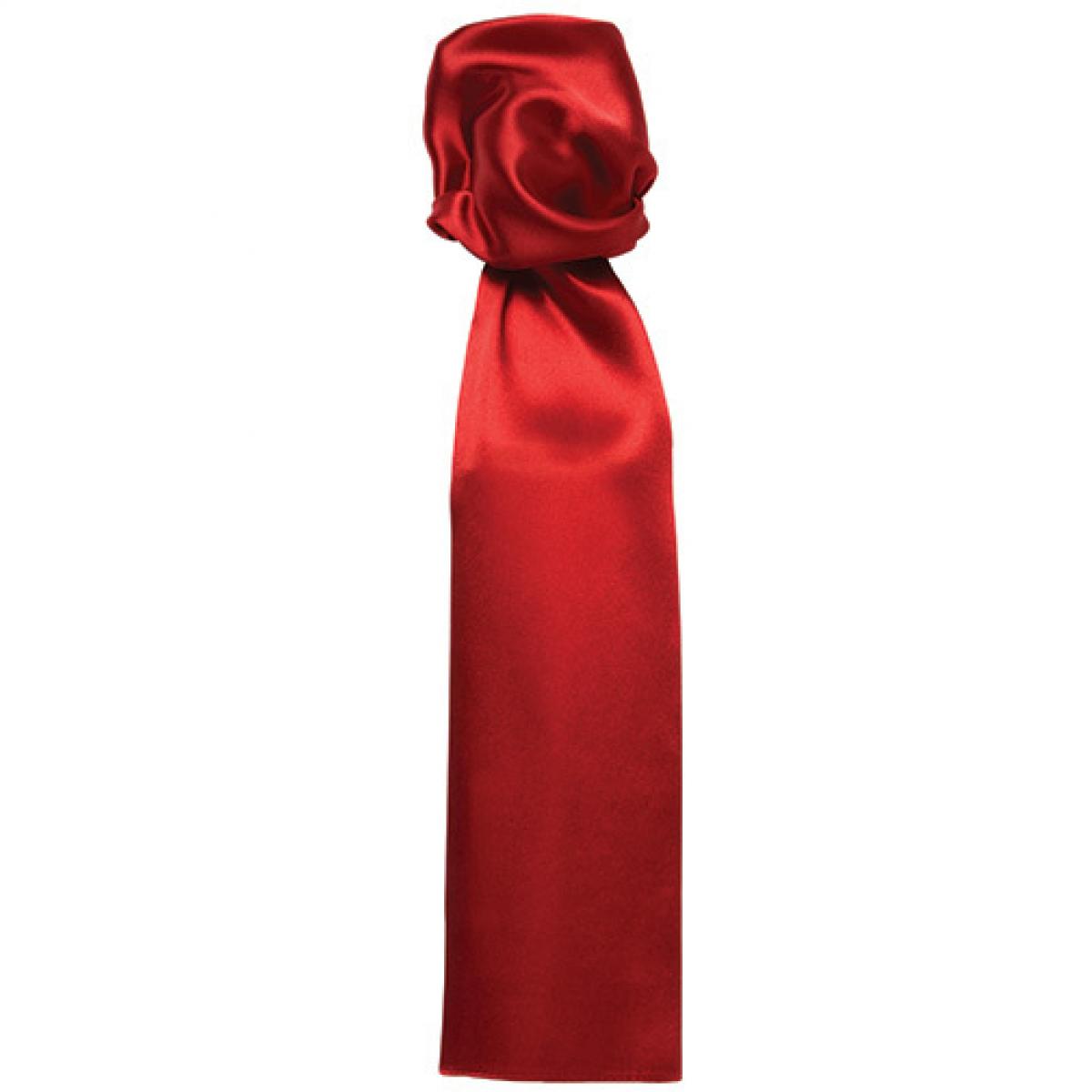 Hersteller: Premier Workwear Herstellernummer: PR730 Artikelbezeichnung: Damenhalstuch uni - 140 x 25 cm Farbe: Red (ca. Pantone 200C)