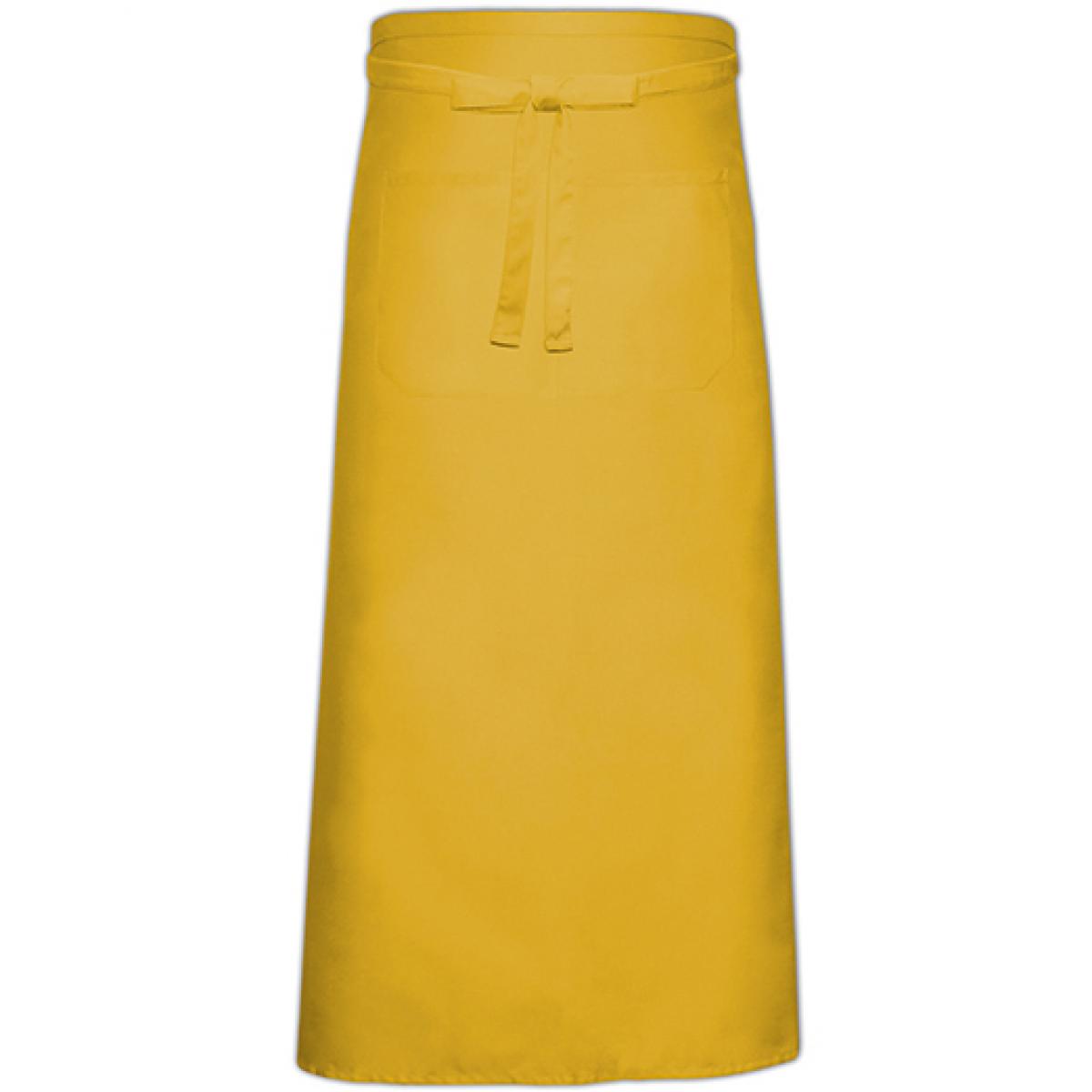 Hersteller: Link Kitchen Wear Herstellernummer: FS100120 Z Artikelbezeichnung: Bistro Apron XL with Front Pocket - 120 x 100 cm Farbe: Yellow