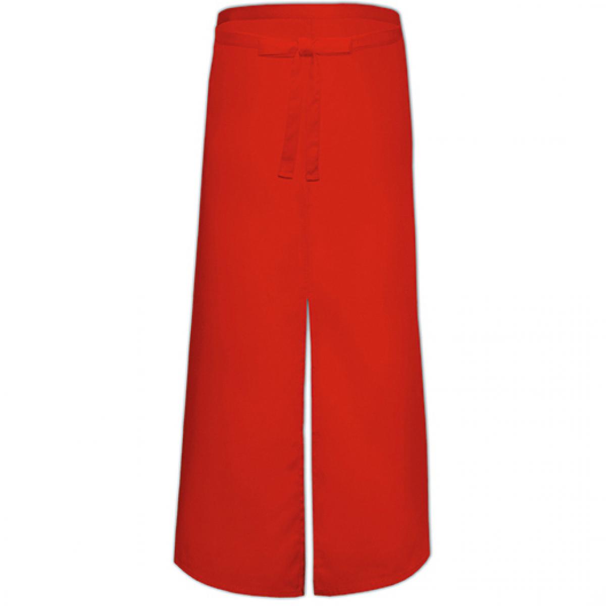 Hersteller: Link Kitchen Wear Herstellernummer: FS100100SP Artikelbezeichnung: Bistro Apron with Split - 100 x 100 cm - Waschbar bis 60 °C Farbe: Red