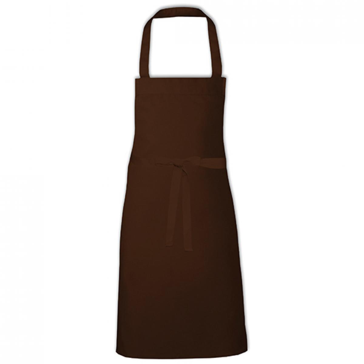 Hersteller: Link Kitchen Wear Herstellernummer: BBQ8073 Artikelbezeichnung: Barbecue Apron - 73 x 80 cm - Waschbar bis 60 °C Farbe: Brown