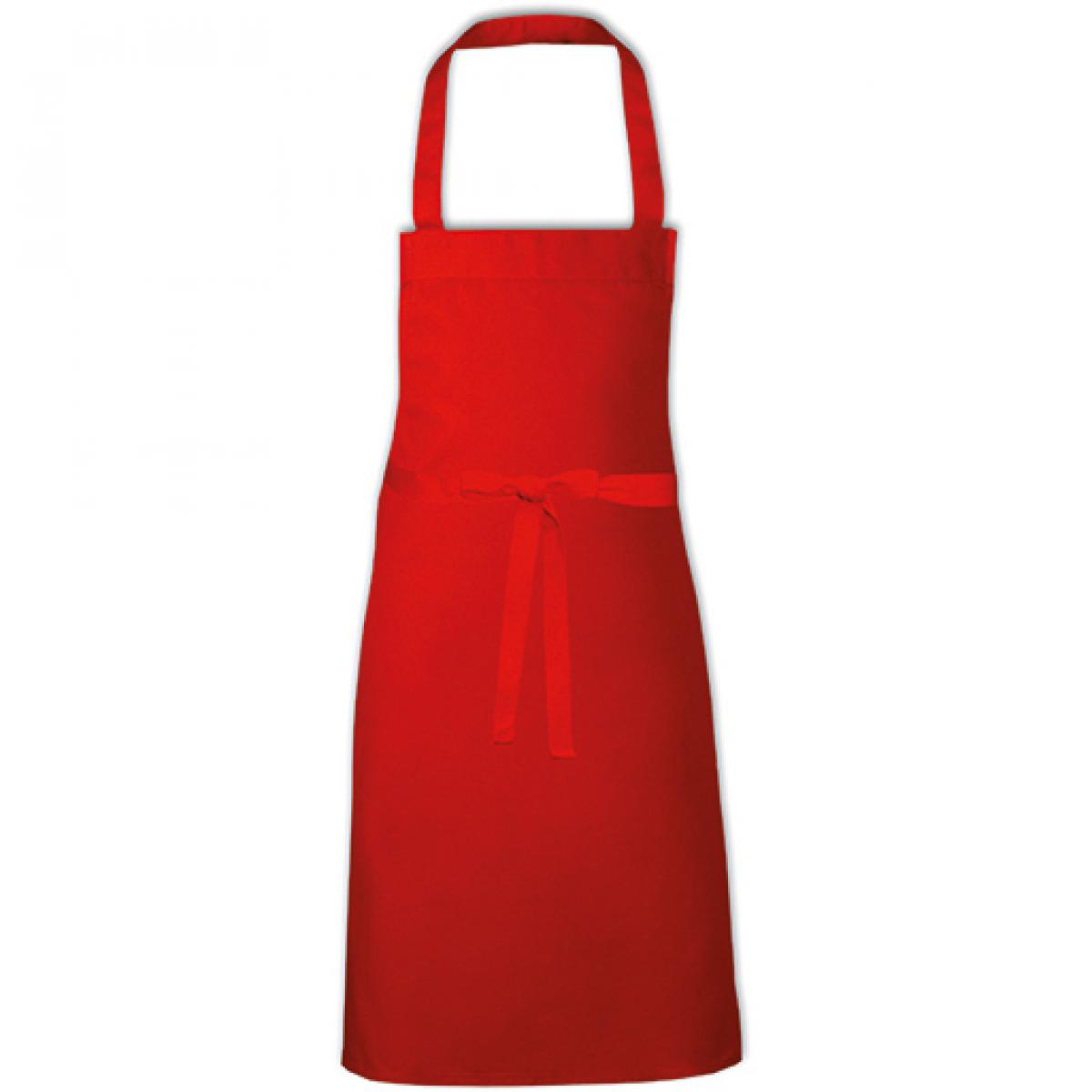 Hersteller: Link Kitchen Wear Herstellernummer: BBQ8073 Artikelbezeichnung: Barbecue Apron - 73 x 80 cm - Waschbar bis 60 °C Farbe: Red