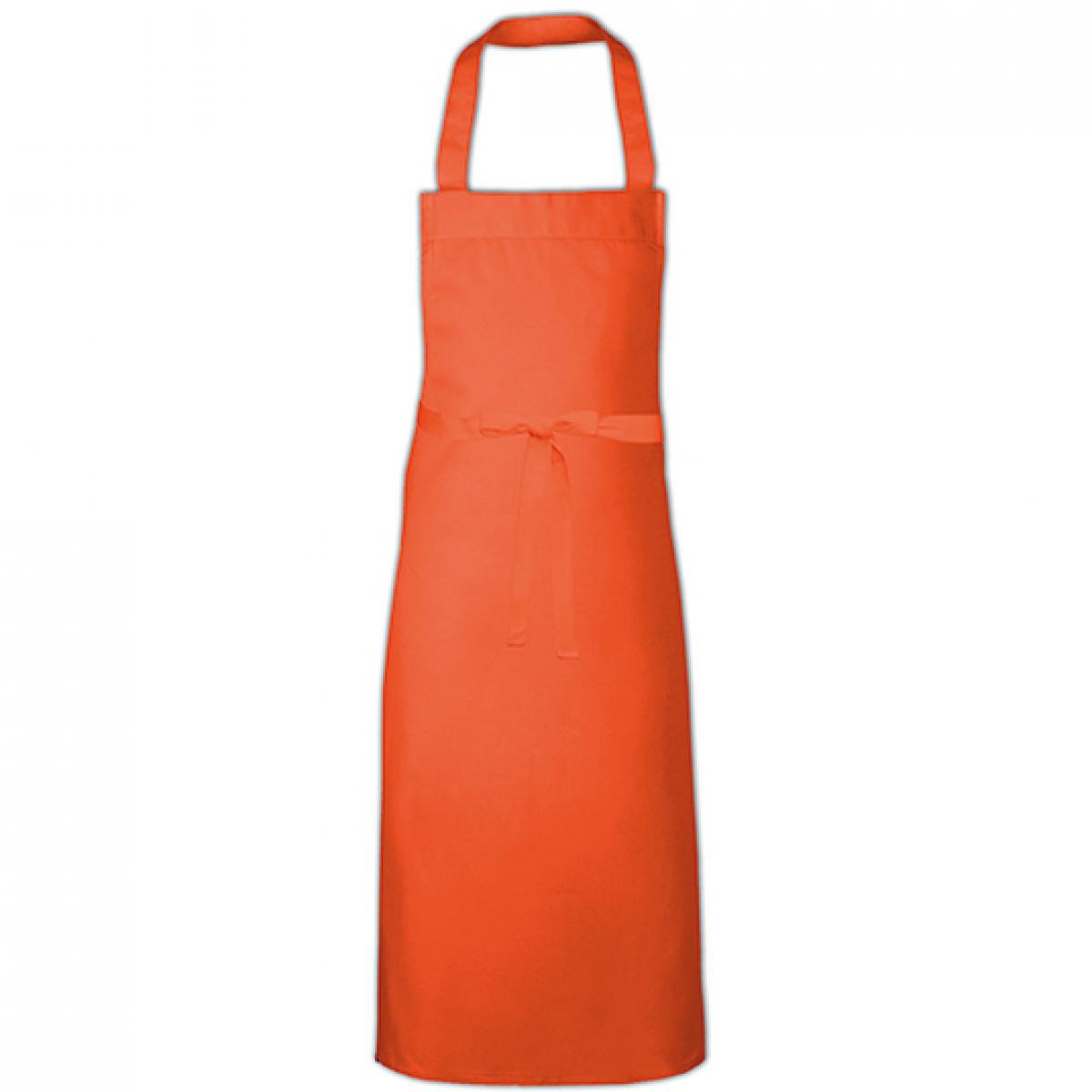 Hersteller: Link Kitchen Wear Herstellernummer: BBQ11073 Artikelbezeichnung: Barbecue Apron XL - 73 x 110 cm - Waschbar bis 60 °C Farbe: Orange