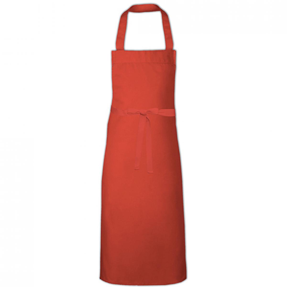 Hersteller: Link Kitchen Wear Herstellernummer: BBQ11073 Artikelbezeichnung: Barbecue Apron XL - 73 x 110 cm - Waschbar bis 60 °C Farbe: Terracotta (ca. Pantone 4840)