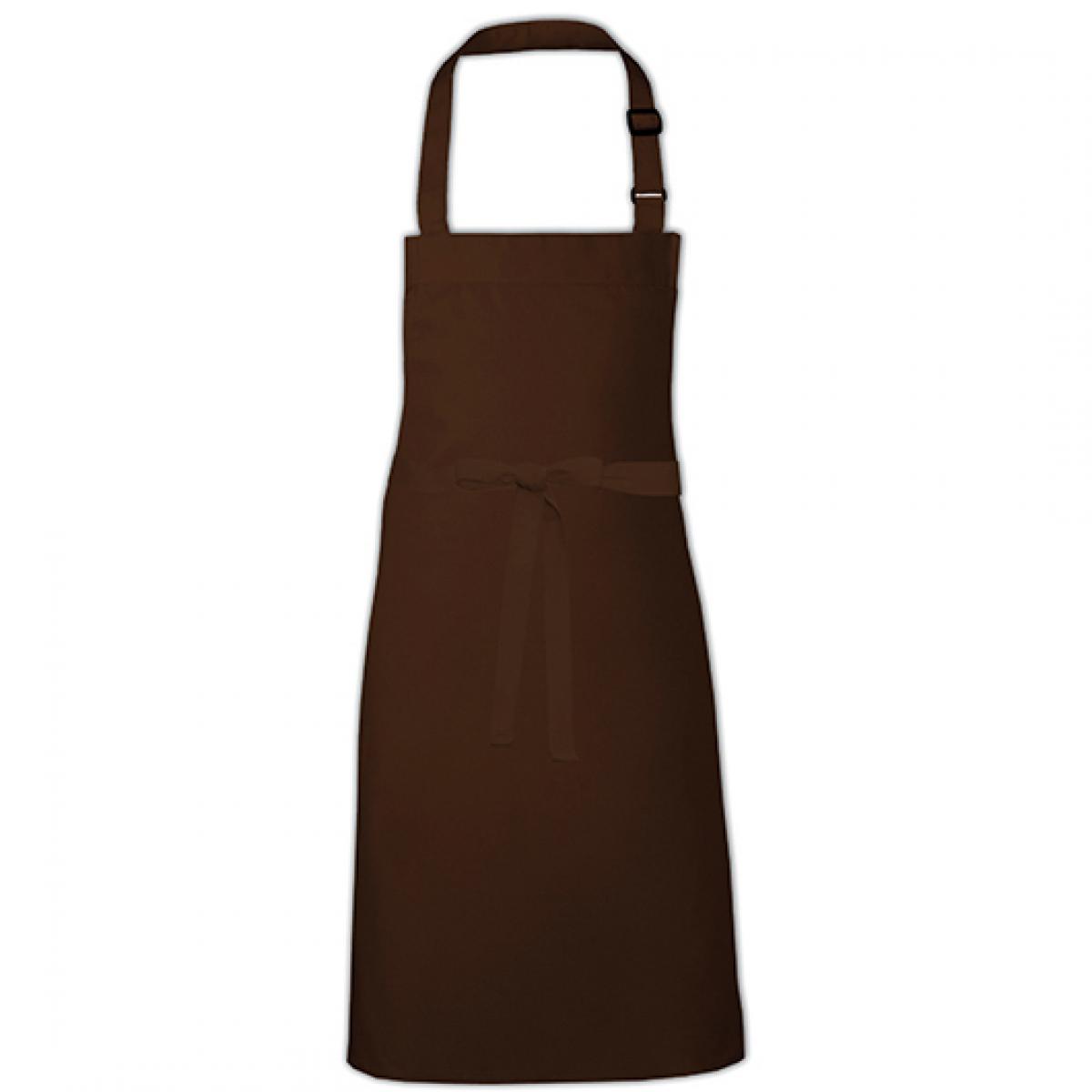 Hersteller: Link Kitchen Wear Herstellernummer: BBQ9073ADJ Artikelbezeichnung: Barbecue Apron adjustable 73 x 90 cm -  Waschbar bis 60 °C Farbe: Brown