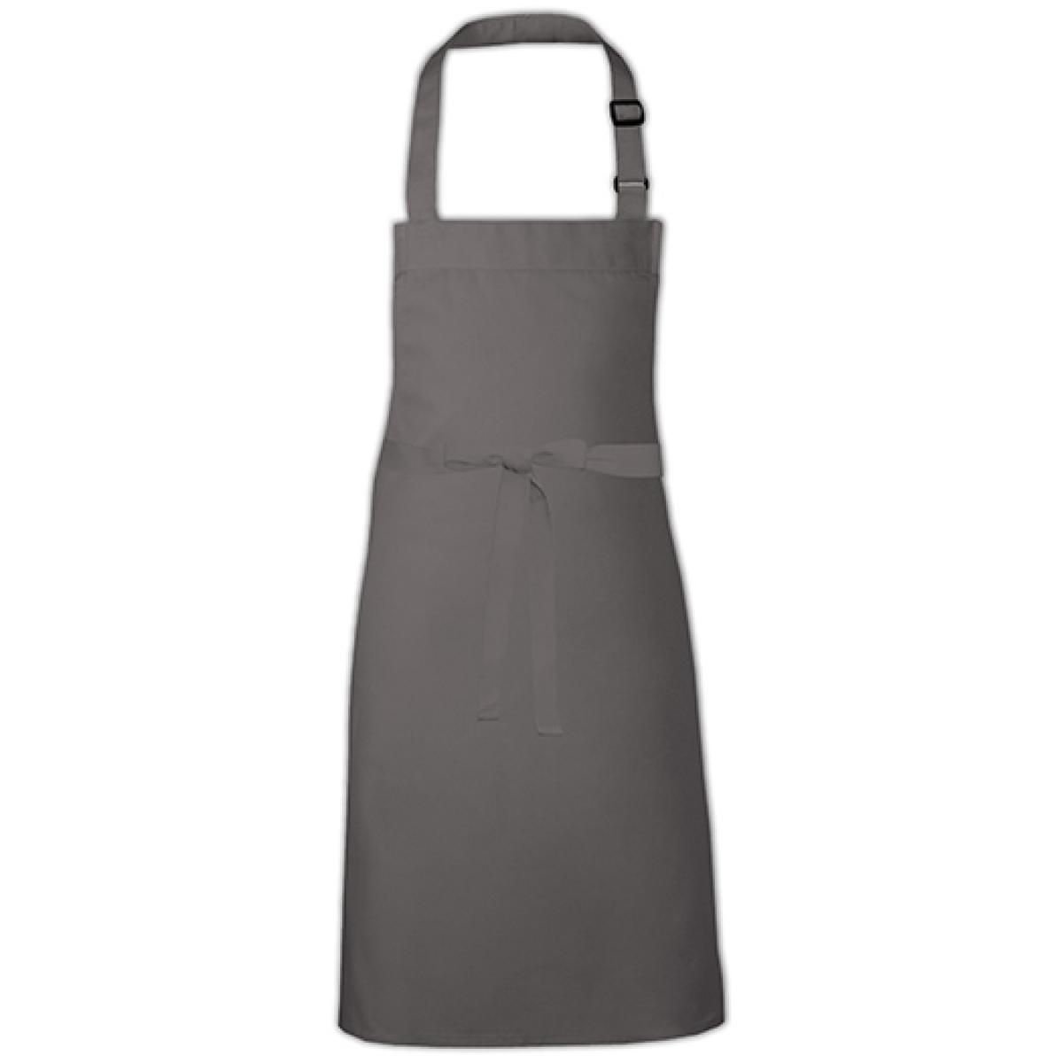 Hersteller: Link Kitchen Wear Herstellernummer: BBQ9073ADJ Artikelbezeichnung: Barbecue Apron adjustable 73 x 90 cm -  Waschbar bis 60 °C Farbe: Dark Grey (ca. Pantone 431)