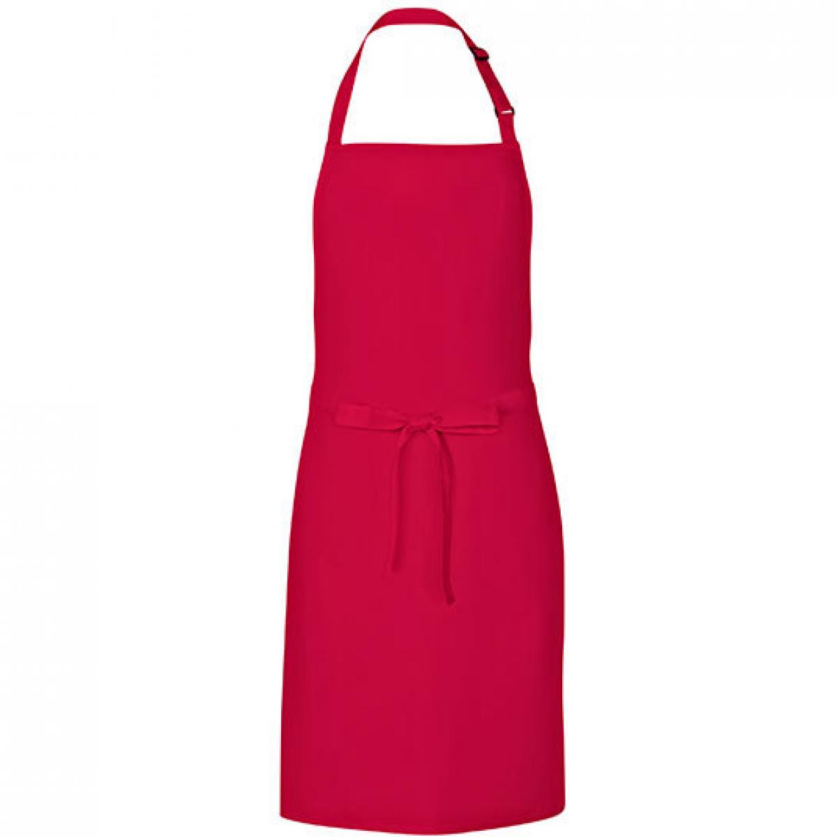 Hersteller: Link Kitchen Wear Herstellernummer: MS8572 Artikelbezeichnung: Multi Apron - 72 x 85 cm - Waschbar bis 60 °C Farbe: Red (ca. Pantone 200)