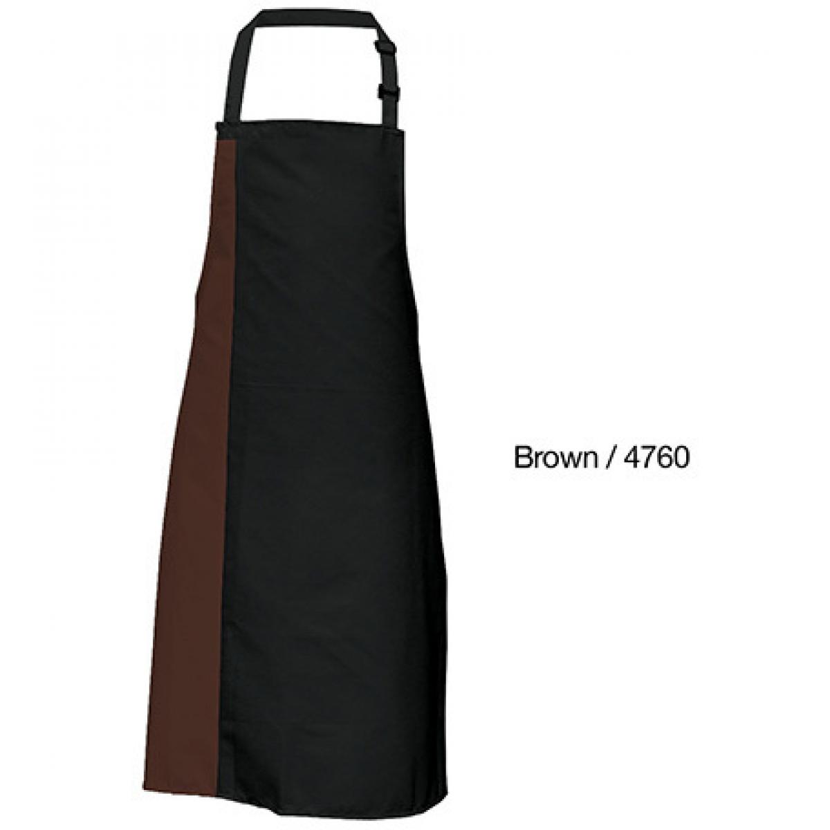 Hersteller: Link Kitchen Wear Herstellernummer: DS8572 Artikelbezeichnung: Duo Apron - 72 x 85 cm - Waschbar bis 60 °C Farbe: Black/Brown (ca. Pantone 476)