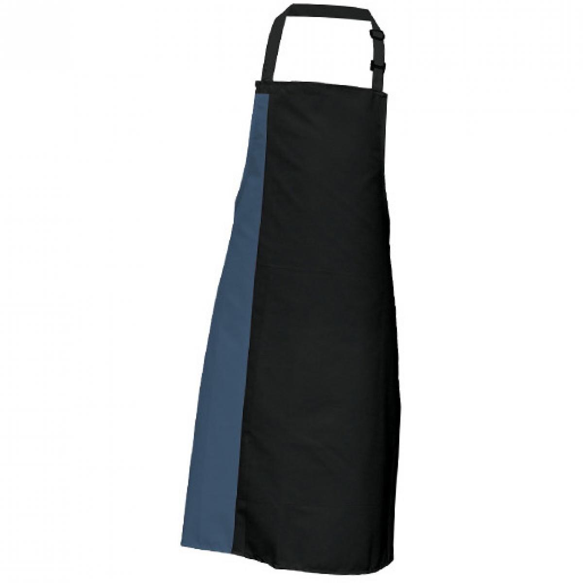 Hersteller: Link Kitchen Wear Herstellernummer: DS8572 Artikelbezeichnung: Duo Apron - 72 x 85 cm - Waschbar bis 60 °C Farbe: Black/Postman Grey (ca. Pantone 7545)