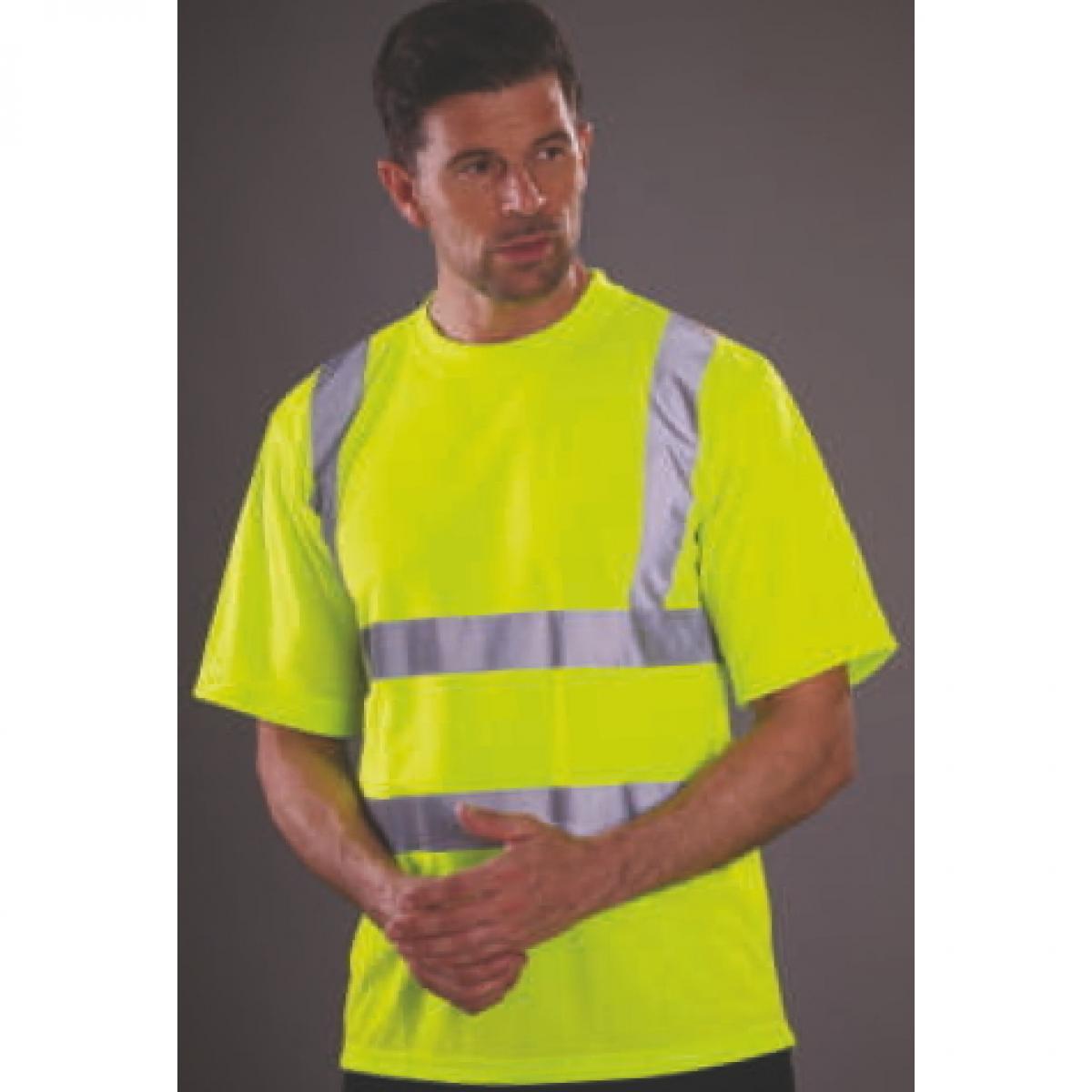 Hersteller: YOKO Herstellernummer: HVJ410 Artikelbezeichnung: Herren Hi Vis sicherheits T-Shirt EN ISO 20471 bis 6XL Farbe: Hi-Vis Yellow