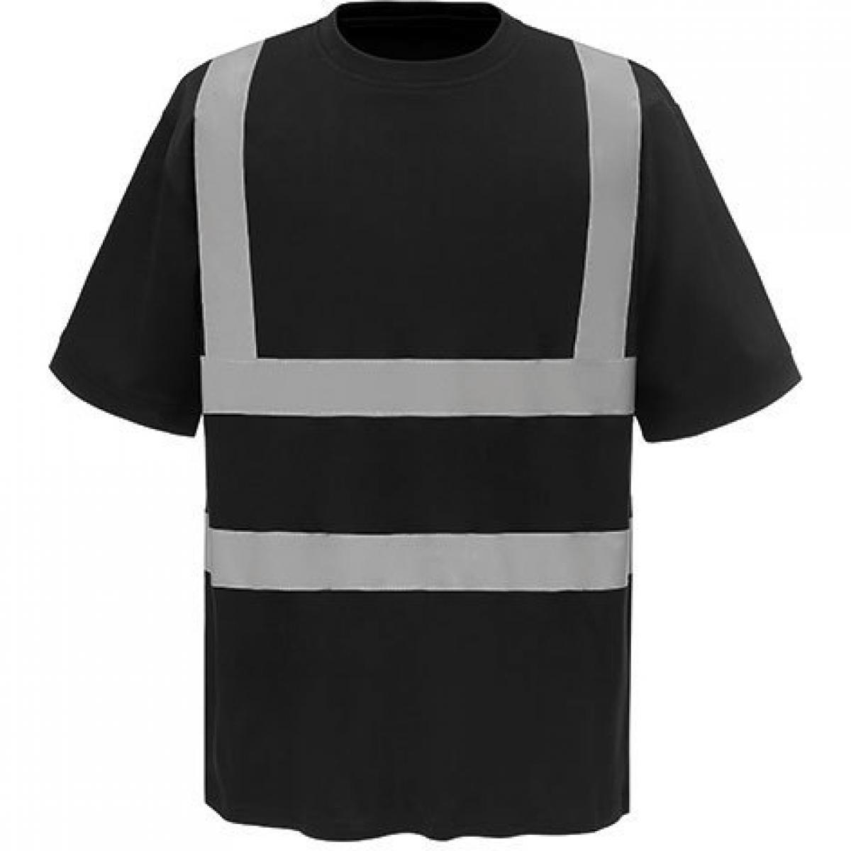 Hersteller: YOKO Herstellernummer: HVJ410 Artikelbezeichnung: Herren Hi Vis sicherheits T-Shirt EN ISO 20471 bis 6XL Farbe: Black