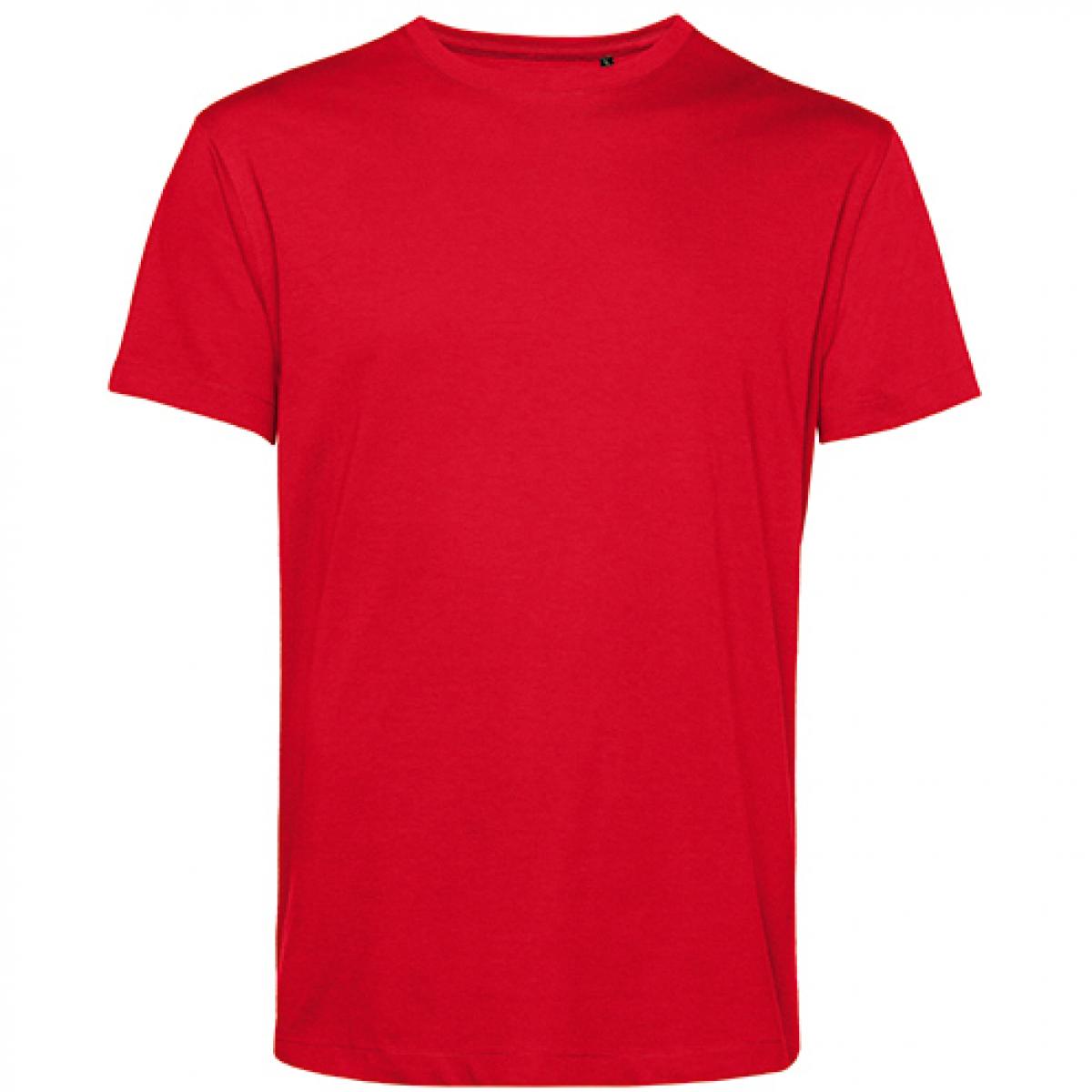 Hersteller: B&C Herstellernummer: TU01B Artikelbezeichnung: #Organic E150 T-Shirt - 100 % sanforisierte Bio-Baumwolle Farbe: Red