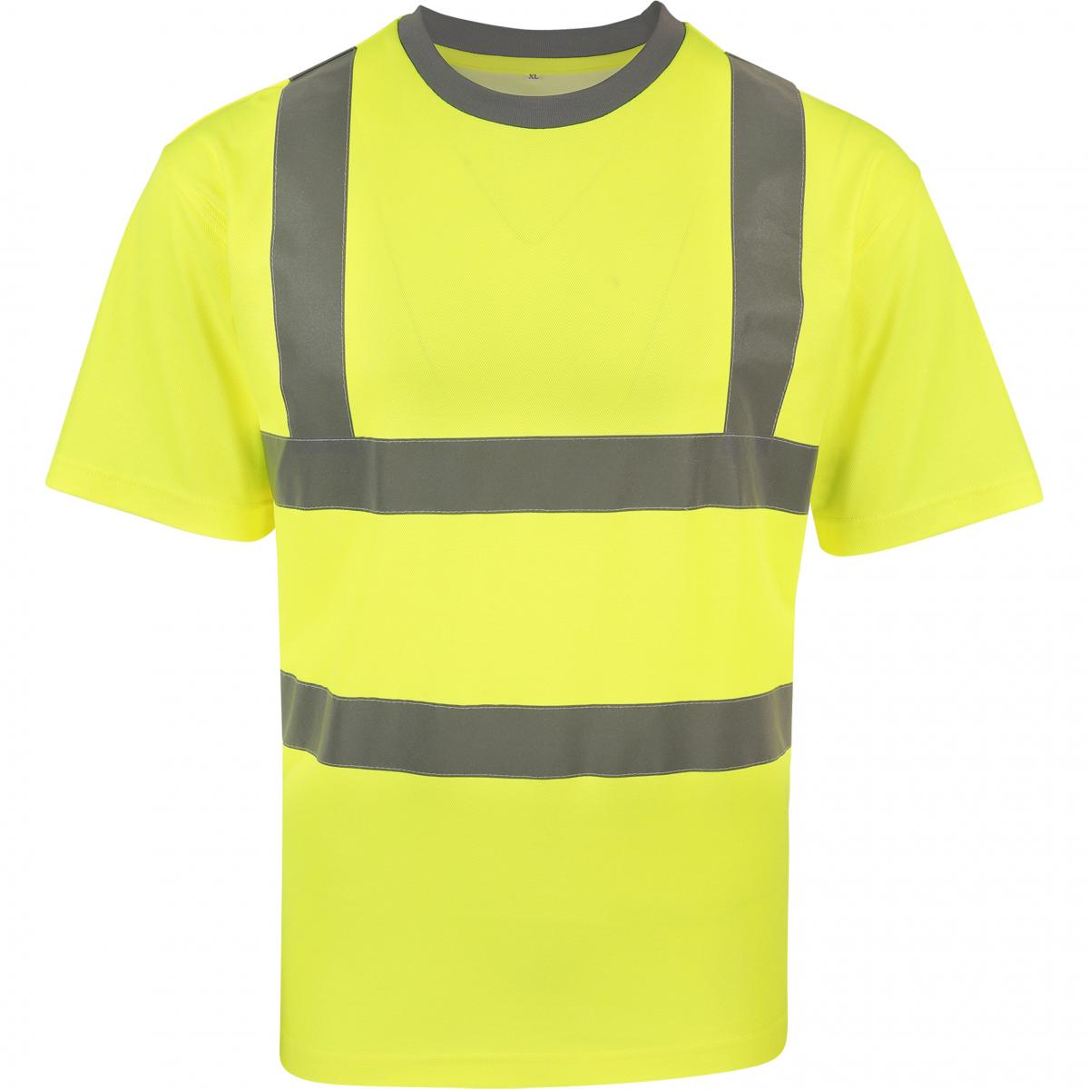 Hersteller: Korntex Herstellernummer: KXPCSHIRT Artikelbezeichnung: Herren Shirt Blended fabric T-Shirt, EN ISO 20471:2013 Farbe: Signal Yellow