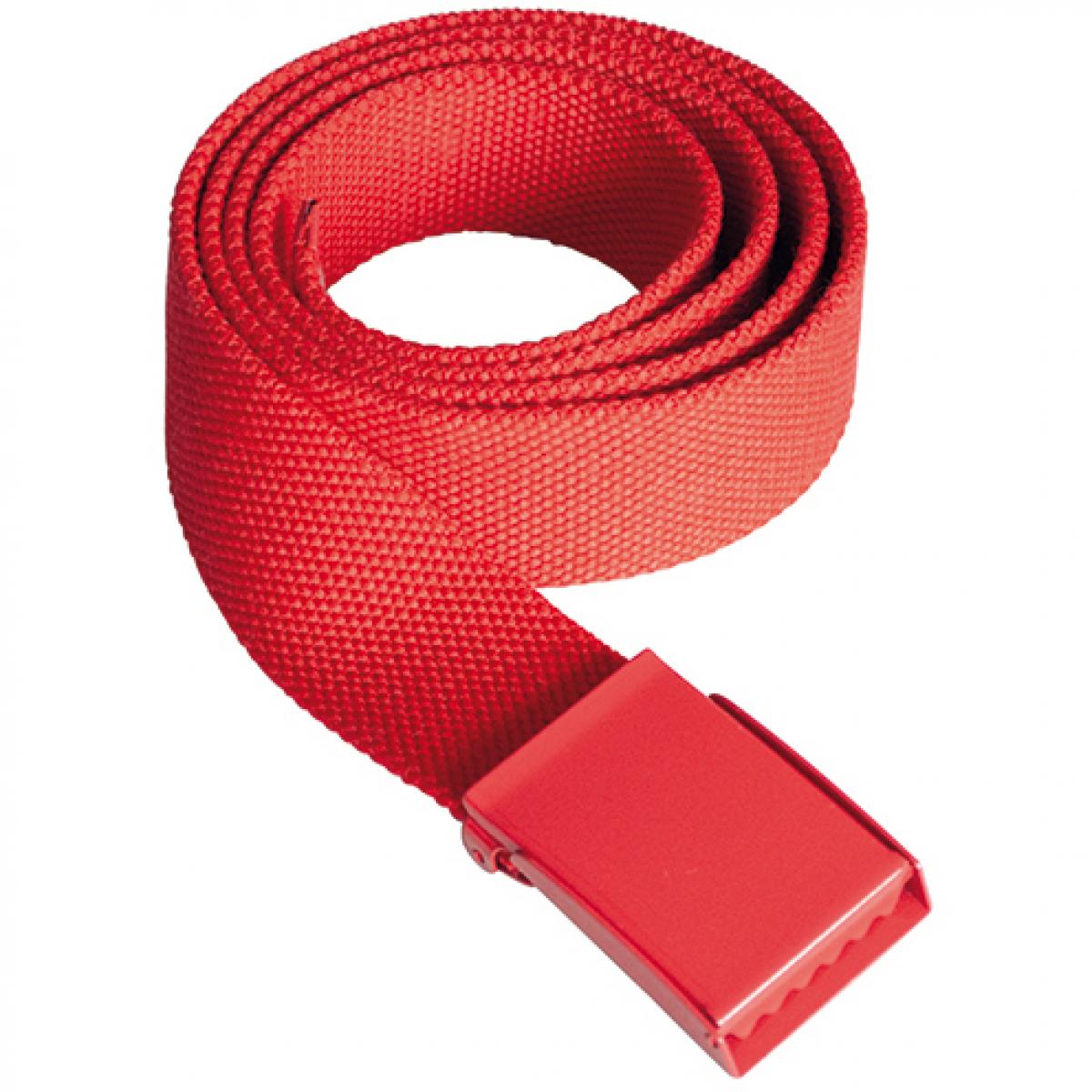 Hersteller: Korntex Herstellernummer: KXPYB Artikelbezeichnung: Polyestergürtel, Breite: 4 cm, Länge inkl. Schnalle: 130 cm Farbe: Red