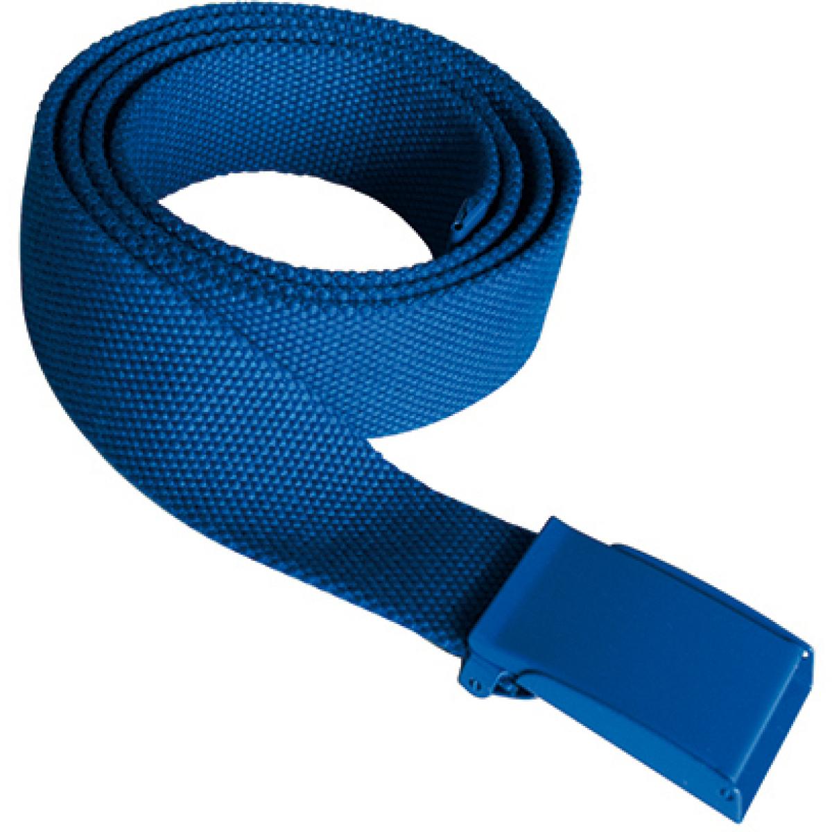 Hersteller: Korntex Herstellernummer: KXPYB Artikelbezeichnung: Polyestergürtel, Breite: 4 cm, Länge inkl. Schnalle: 130 cm Farbe: Royal Blue