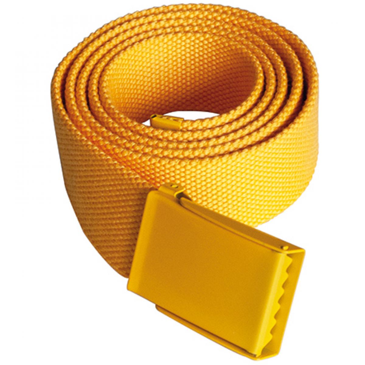 Hersteller: Korntex Herstellernummer: KXPYB Artikelbezeichnung: Polyestergürtel, Breite: 4 cm, Länge inkl. Schnalle: 130 cm Farbe: Yellow