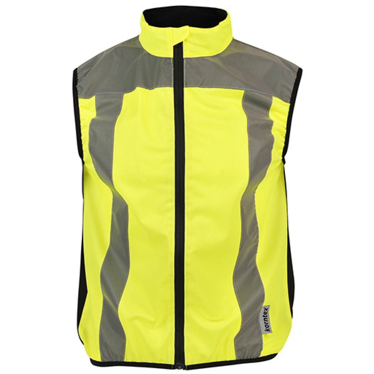 Hersteller: Korntex Herstellernummer: KXMW Artikelbezeichnung: Mobility Vest, EN ISO 20471:2013 + A1:2016 Farbe: Signal Yellow