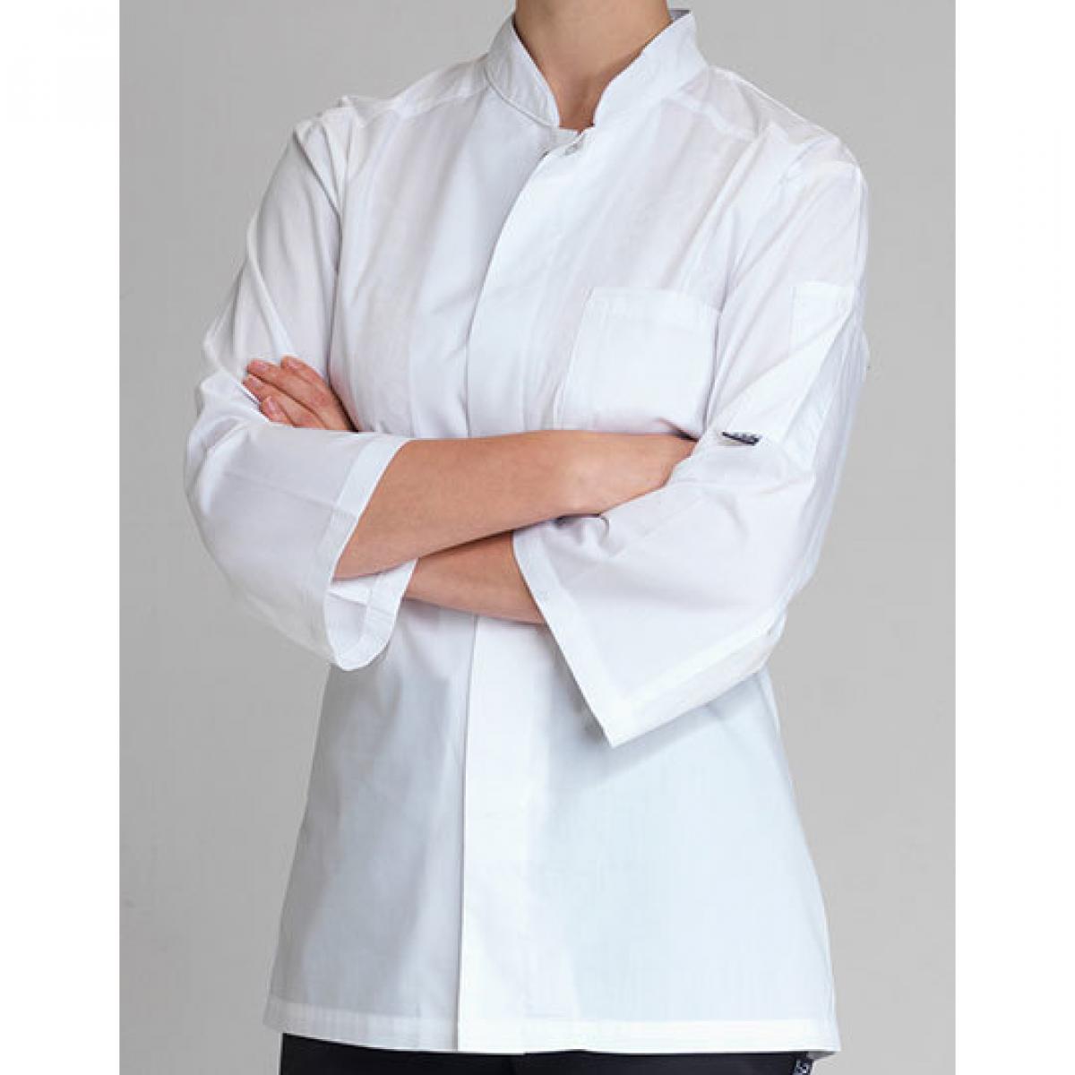 Hersteller: Le Chef Prep Herstellernummer: DF120F Artikelbezeichnung: Koch-Kittel Ladies Prep Shirt Farbe: White