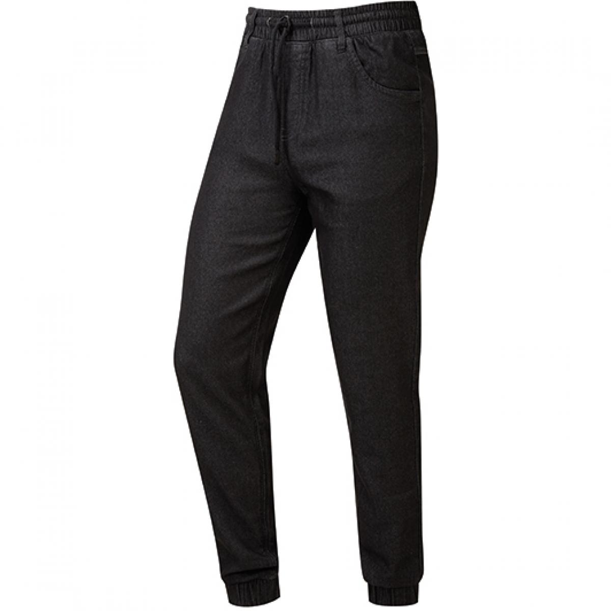 Hersteller: Premier Workwear Herstellernummer: PR556 Artikelbezeichnung: Artisan Chefs Jogging Trousers, Länge: 82 cm Farbe: Black Denim (ca. Pantone 426C)