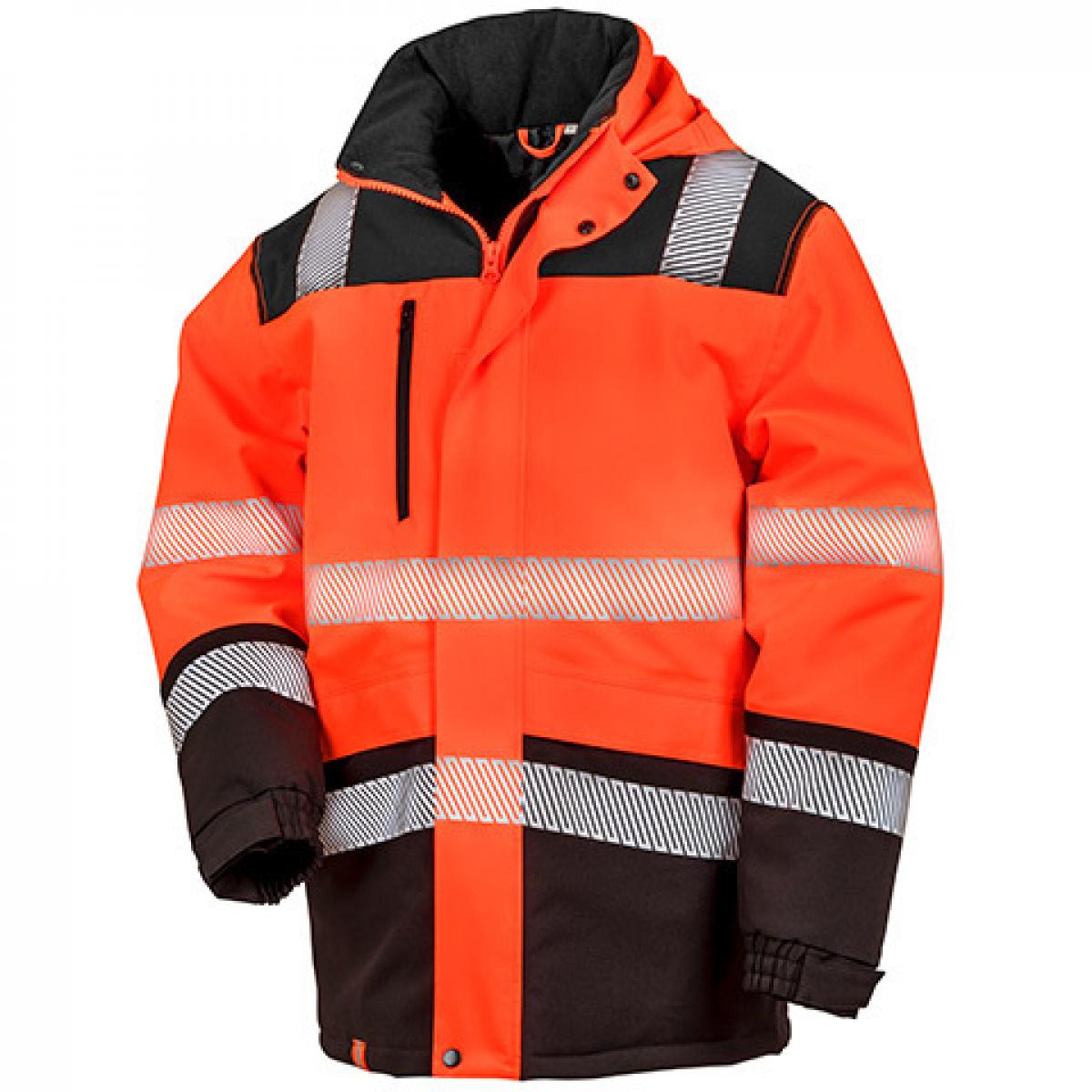 Hersteller: Safe-Guard Herstellernummer: R475X Artikelbezeichnung: Sicherheits Jacke Printable Waterproof Safety Coat Farbe: Fluorescent Orange/Black