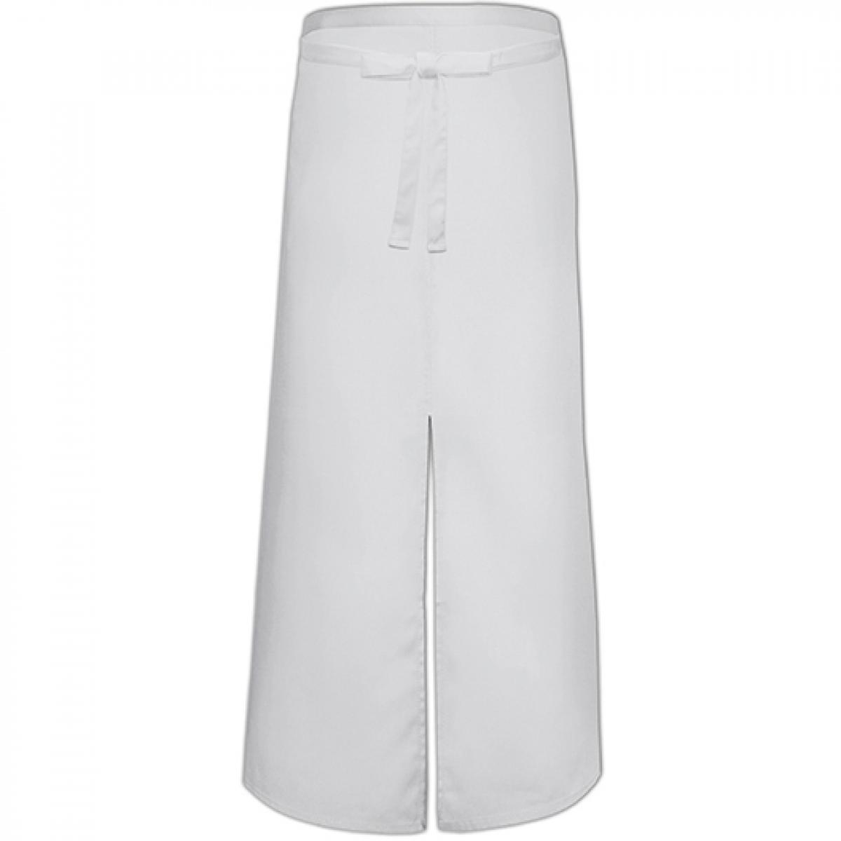 Hersteller: Link Kitchen Wear Herstellernummer: FS100100SP Artikelbezeichnung: Bistro Apron with Split - 100 x 100 cm - Waschbar bis 60 °C Farbe: White