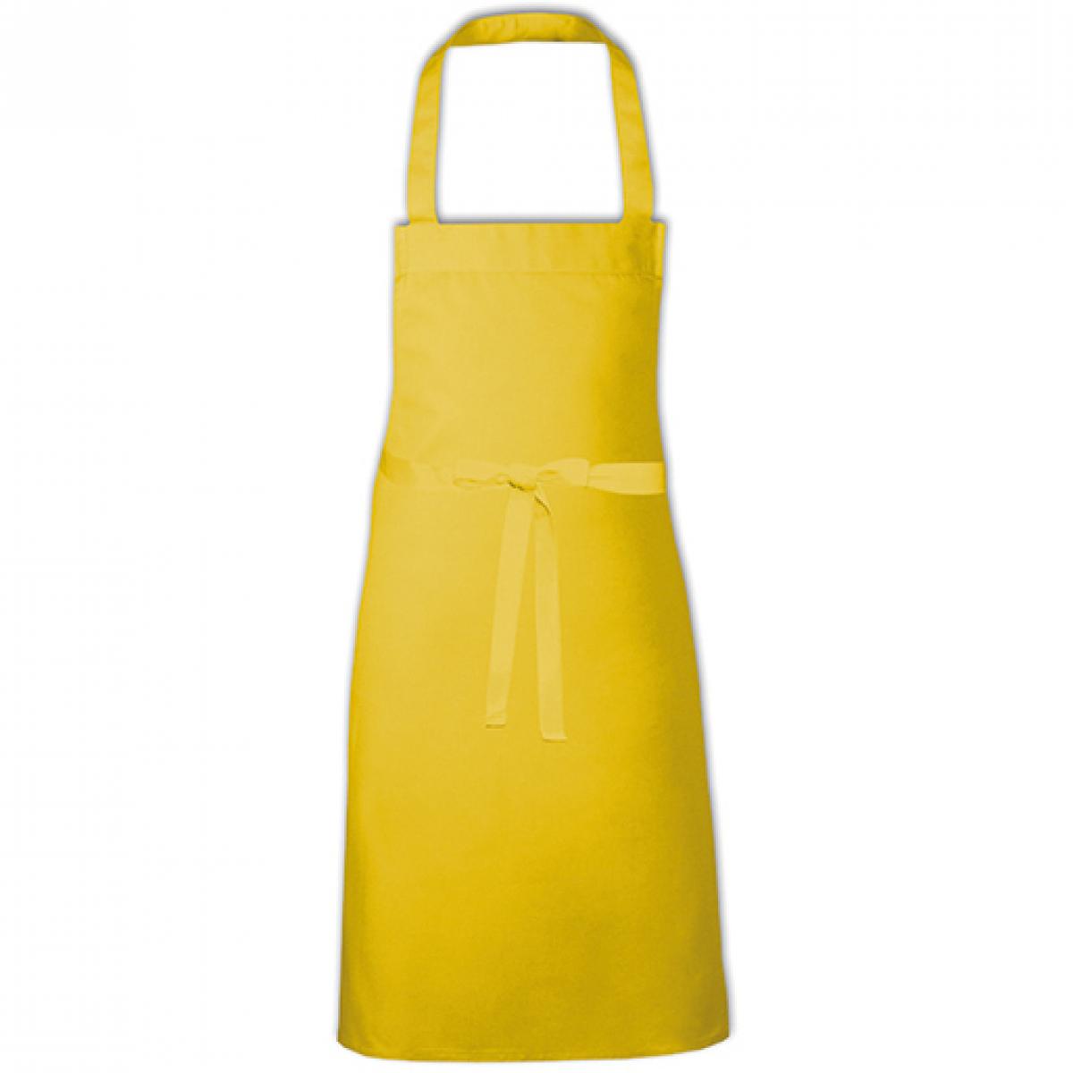 Hersteller: Link Kitchen Wear Herstellernummer: BBQ8073 Artikelbezeichnung: Barbecue Apron - 73 x 80 cm - Waschbar bis 60 °C Farbe: Yellow
