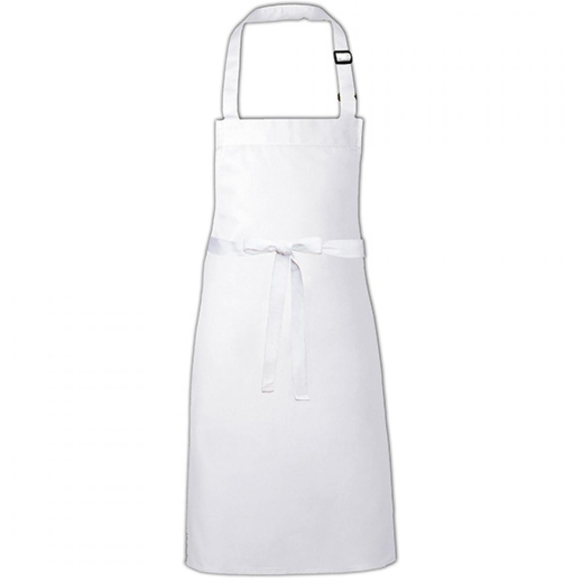 Hersteller: Link Kitchen Wear Herstellernummer: BBQ9073ADJ Artikelbezeichnung: Barbecue Apron adjustable 73 x 90 cm -  Waschbar bis 60 °C Farbe: White