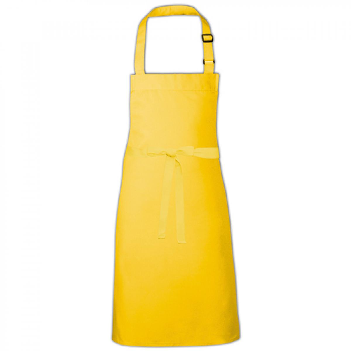 Hersteller: Link Kitchen Wear Herstellernummer: BBQ9073ADJ Artikelbezeichnung: Barbecue Apron adjustable 73 x 90 cm -  Waschbar bis 60 °C Farbe: Yellow