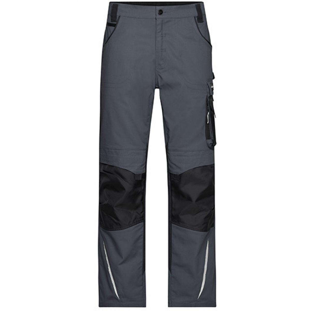 Hersteller: James+Nicholson Herstellernummer: JN832 Artikelbezeichnung: Workwear Pants -STRONG- / Arbeitshose lang Farbe: Carbon/Black