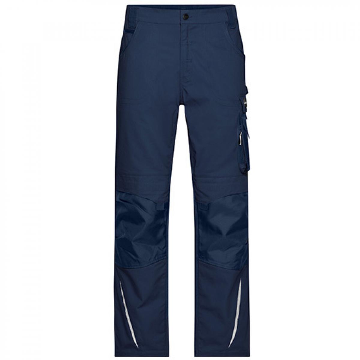 Hersteller: James+Nicholson Herstellernummer: JN832 Artikelbezeichnung: Workwear Pants -STRONG- / Arbeitshose lang Farbe: Navy/Navy