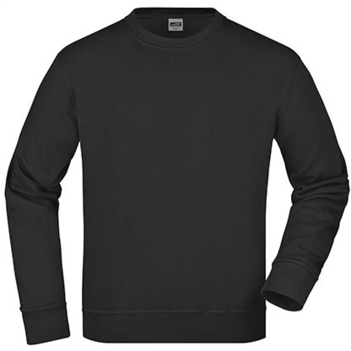 Hersteller: James+Nicholson Herstellernummer: JN840 Artikelbezeichnung: Workwear Sweatshirt / Waschbar bis 60C Farbe: Black