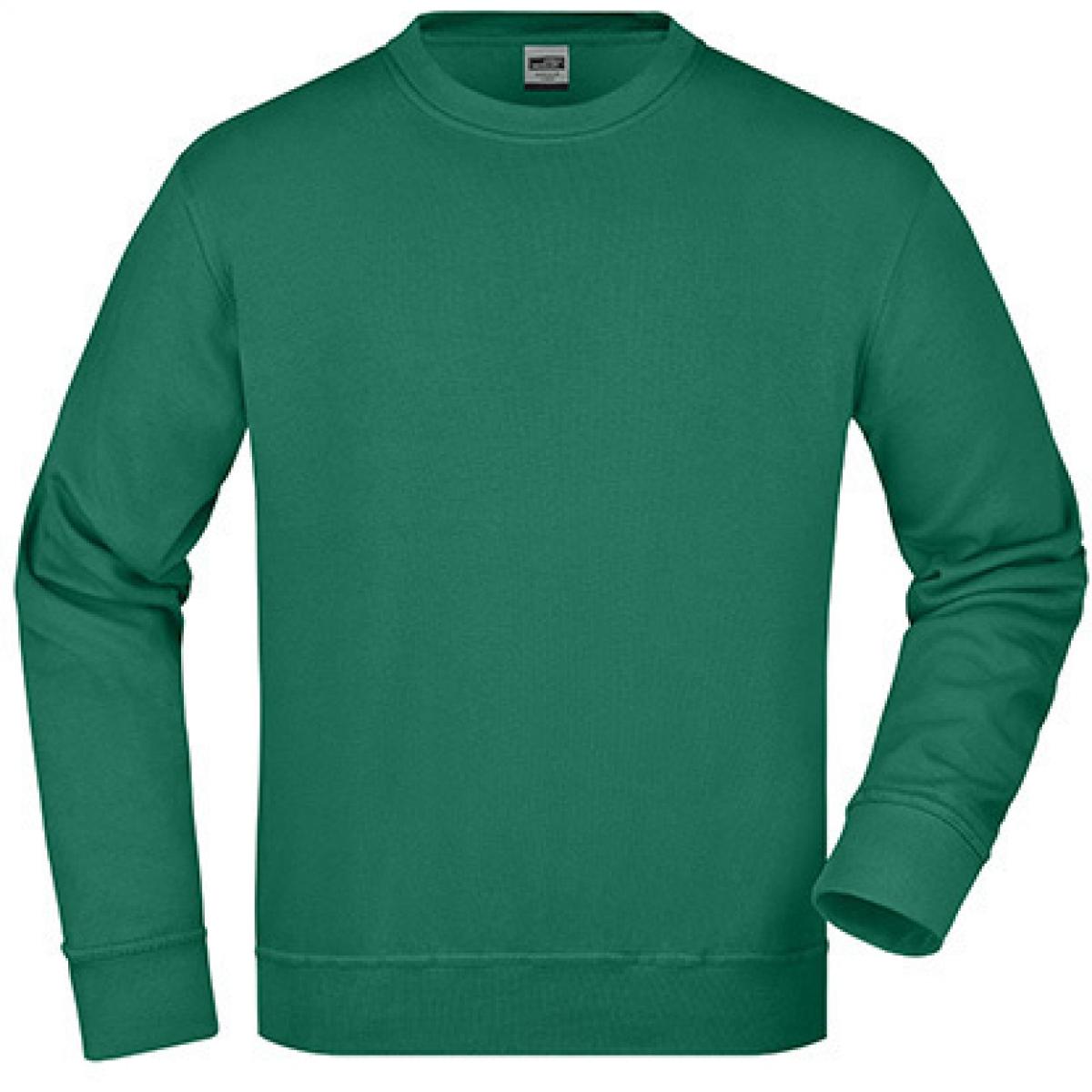 Hersteller: James+Nicholson Herstellernummer: JN840 Artikelbezeichnung: Workwear Sweatshirt / Waschbar bis 60C Farbe: Dark Green