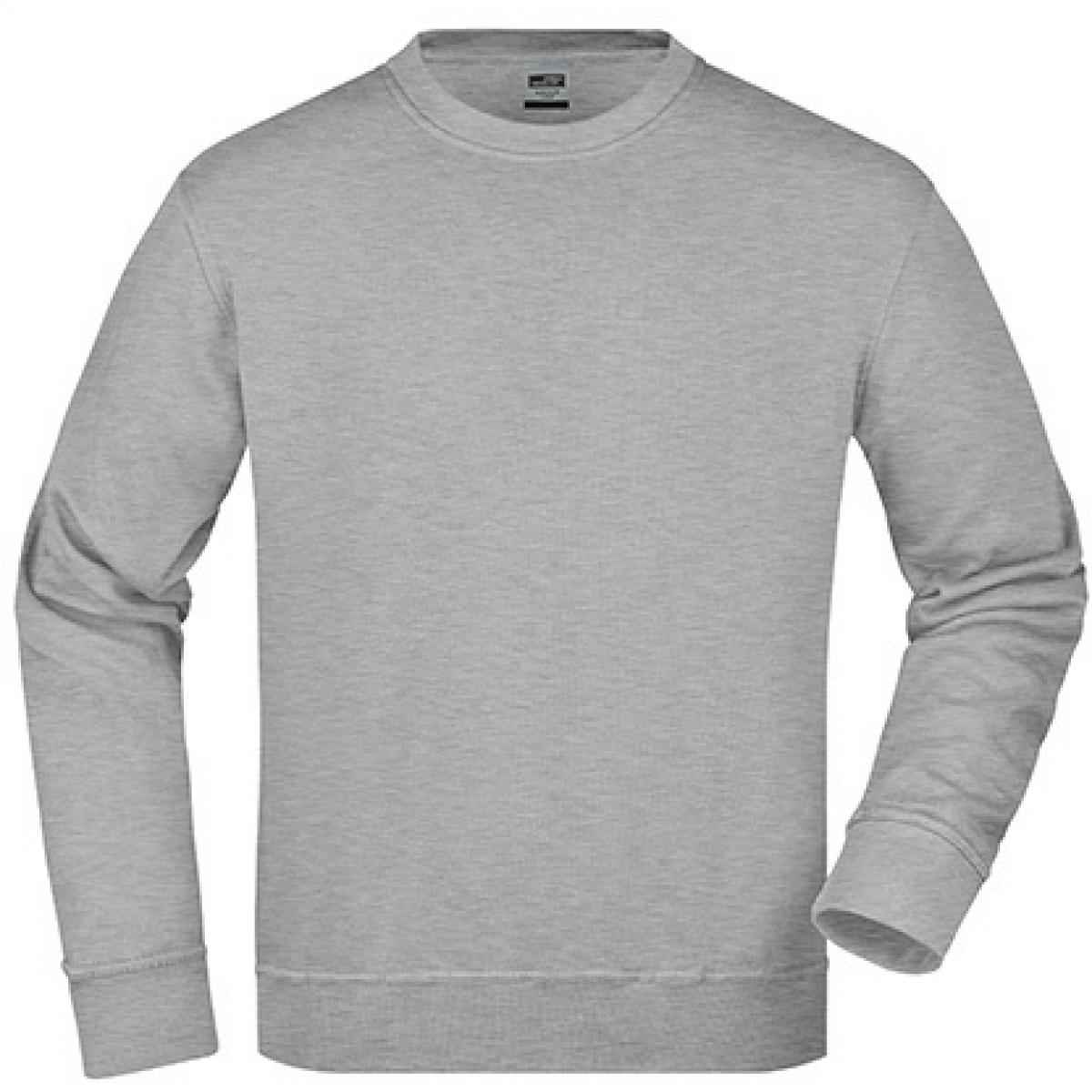 Hersteller: James+Nicholson Herstellernummer: JN840 Artikelbezeichnung: Workwear Sweatshirt / Waschbar bis 60C Farbe: Grey Heather