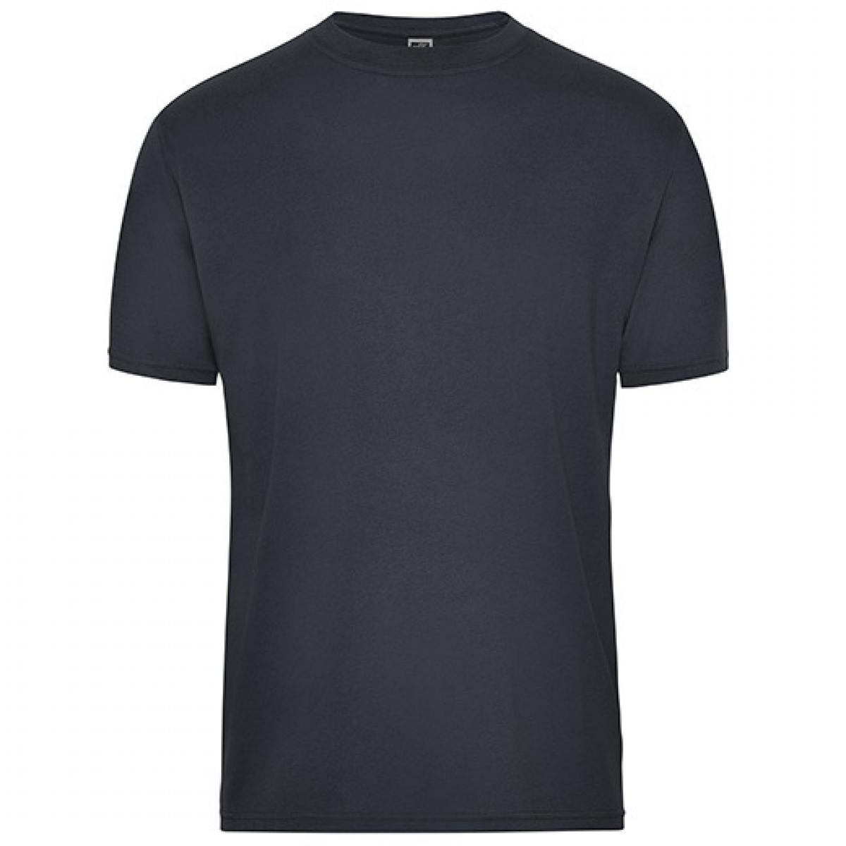 Hersteller: James+Nicholson Herstellernummer: JN1808 Artikelbezeichnung: Men‘s BIO Workwear T-Shirt, Waschbar bis 60 °C Farbe: Carbon
