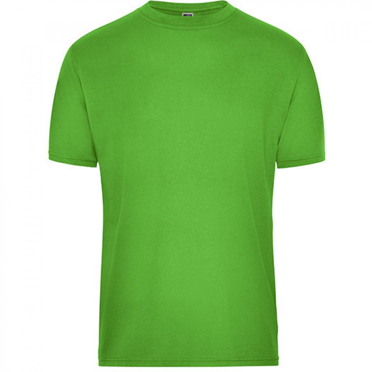 Hersteller: James+Nicholson Herstellernummer: JN1808 Artikelbezeichnung: Men‘s BIO Workwear T-Shirt, Waschbar bis 60 °C Farbe: Lime Green
