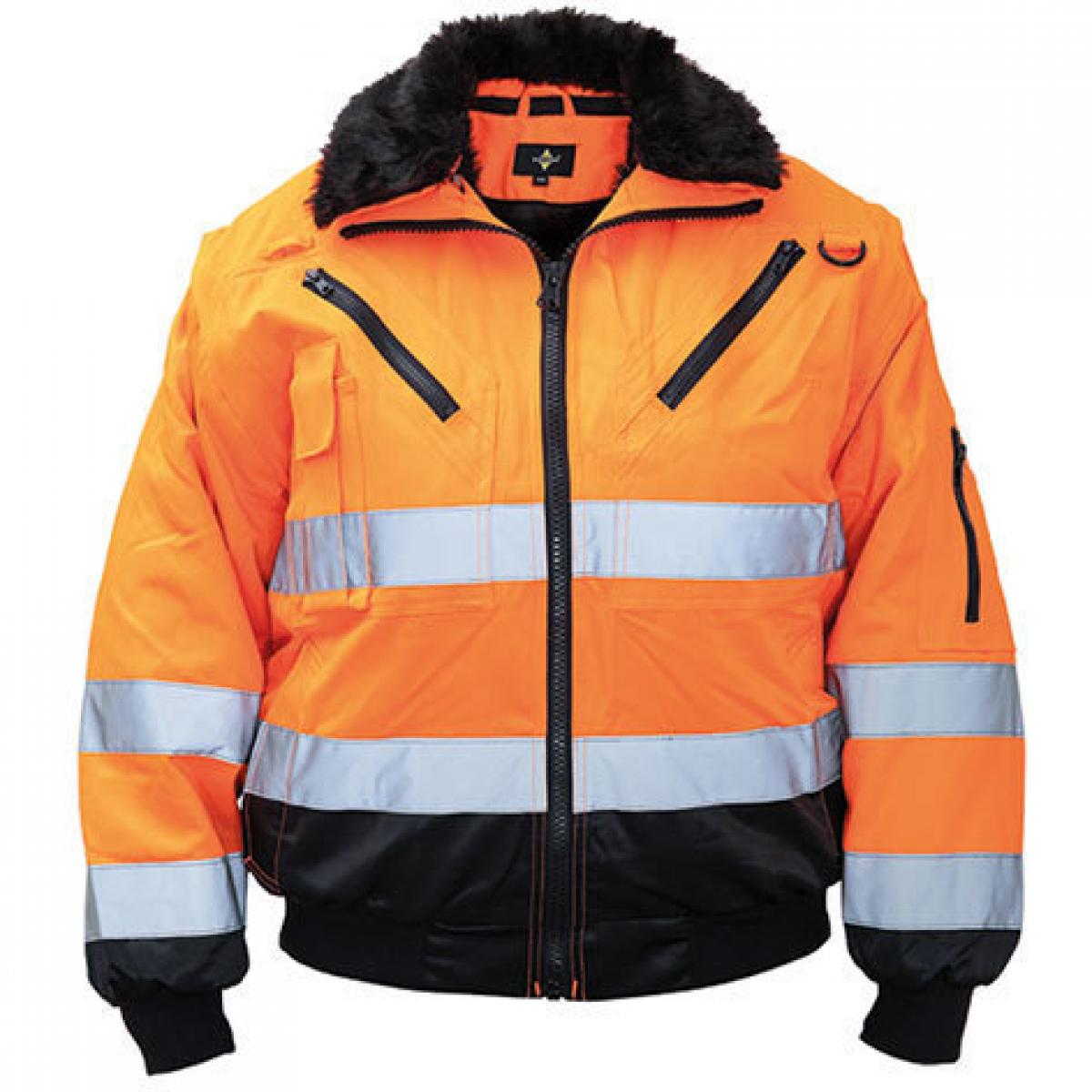 Hersteller: Korntex Herstellernummer: KXPJ Artikelbezeichnung: Pilot Jacket, Vier-in-eins Pilotenjacke Farbe: Signal Orange