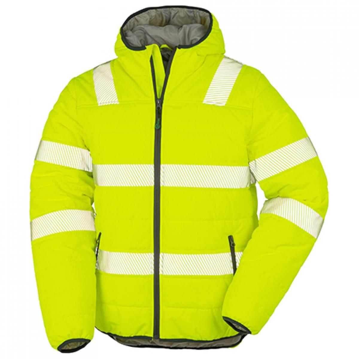 Hersteller: Result Genuine Recycled Herstellernummer: R500X Artikelbezeichnung: Recycled Ripstop Padded Safety Jacket - Arbeitsjacke Farbe: Fluorescent Yellow