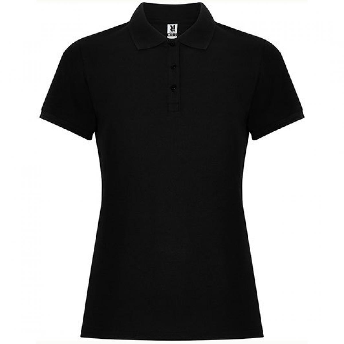 Hersteller: Roly Herstellernummer: PO6644 Artikelbezeichnung: Pegaso Woman Premium Poloshirt - Piqué Farbe: Black 02