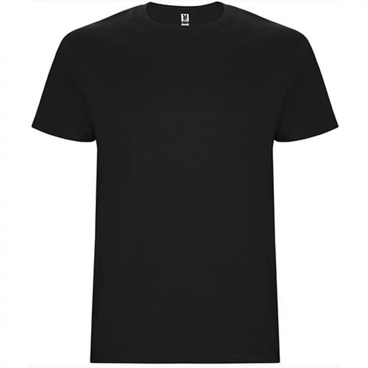 Hersteller: Roly Herstellernummer: CA6681 Artikelbezeichnung: Stafford T-Shirt - Doppellagiger Rundhalskragen Farbe: Black 02