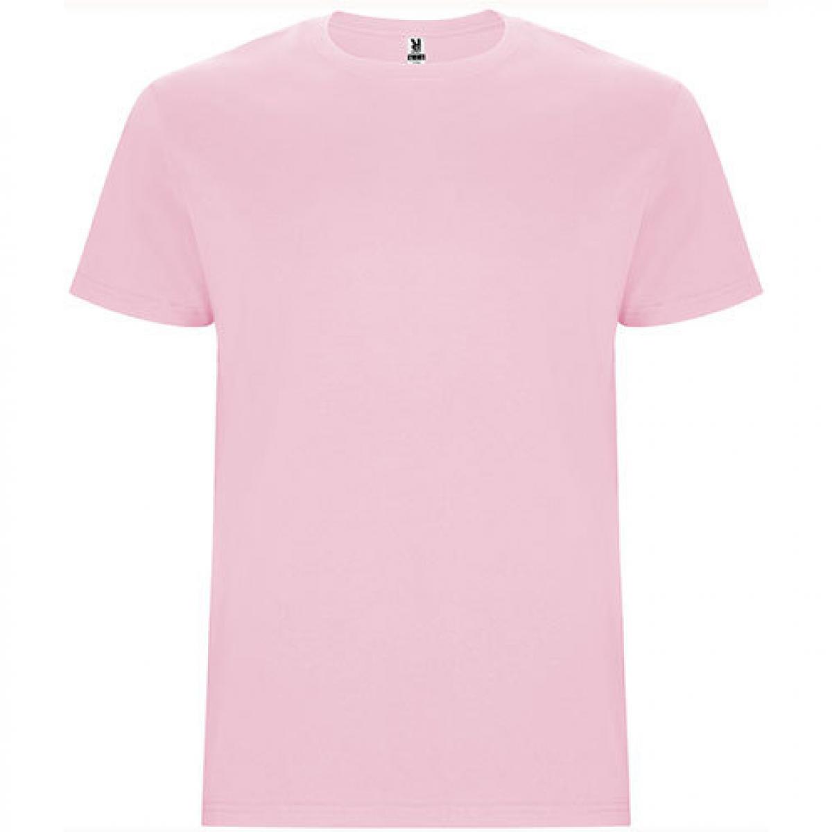 Hersteller: Roly Herstellernummer: CA6681 Artikelbezeichnung: Stafford T-Shirt - Doppellagiger Rundhalskragen Farbe: Light Pink 48