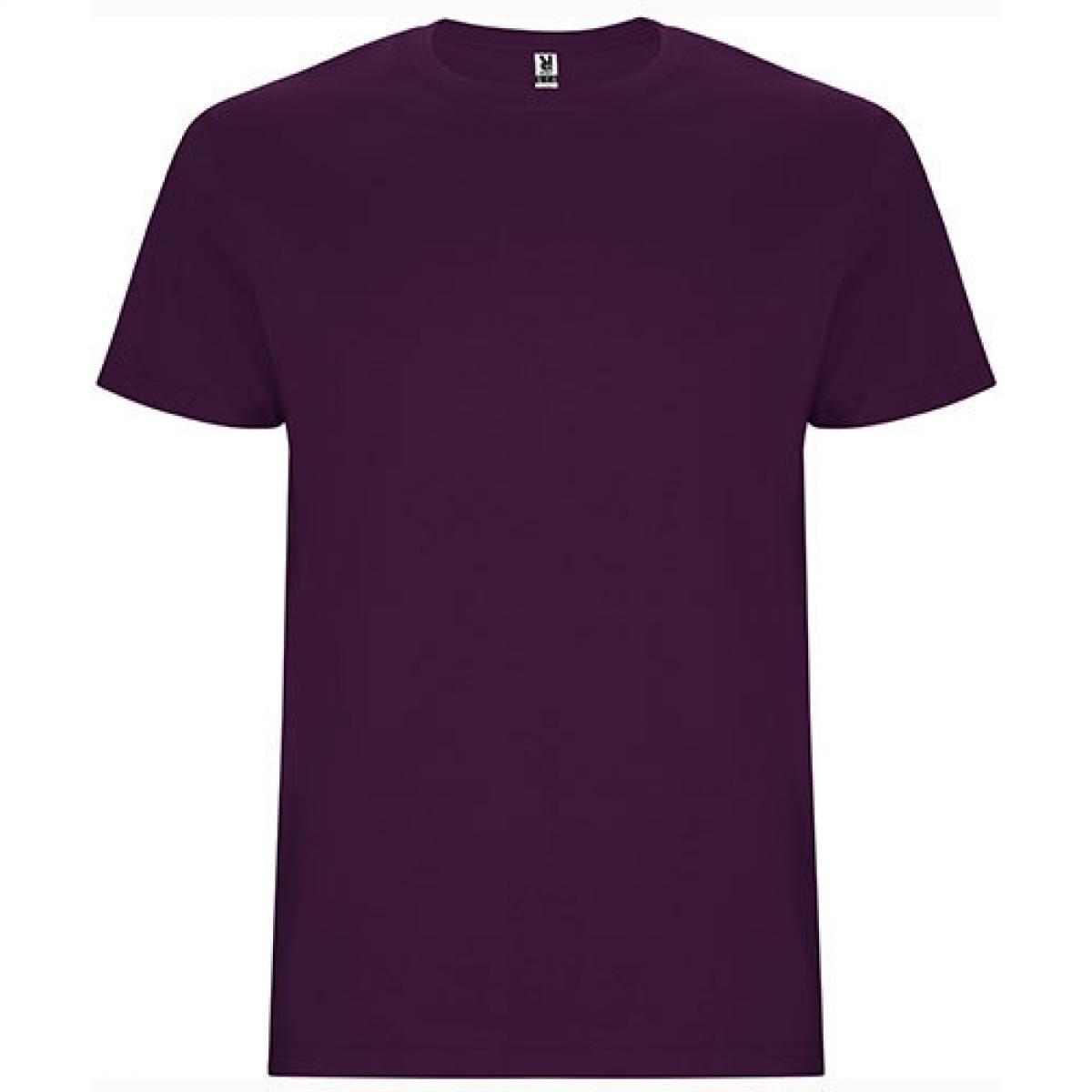 Hersteller: Roly Herstellernummer: CA6681 Artikelbezeichnung: Stafford T-Shirt - Doppellagiger Rundhalskragen Farbe: Purple 71